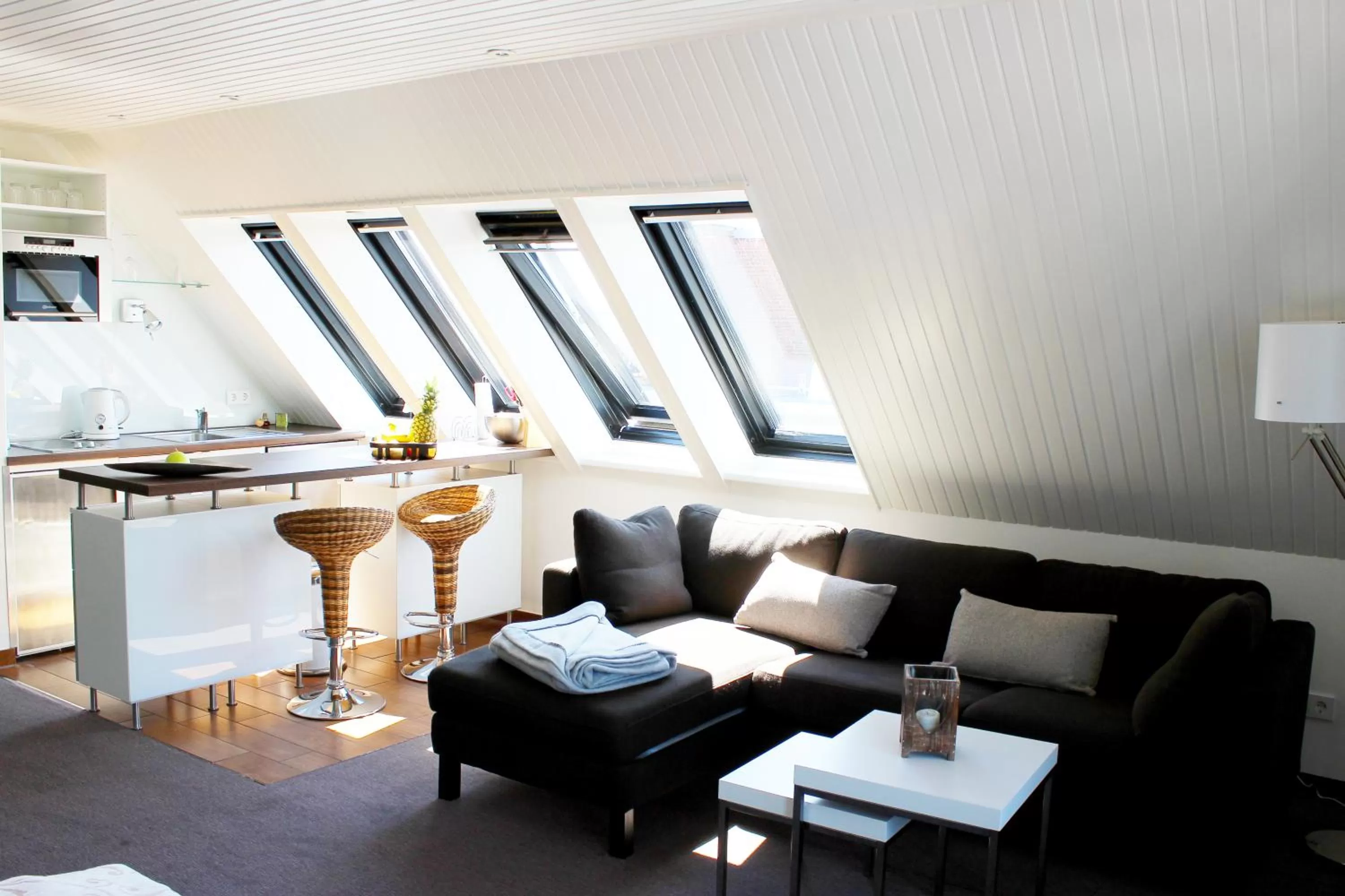 Seating area, Lounge/Bar in Hotel Seemöwe