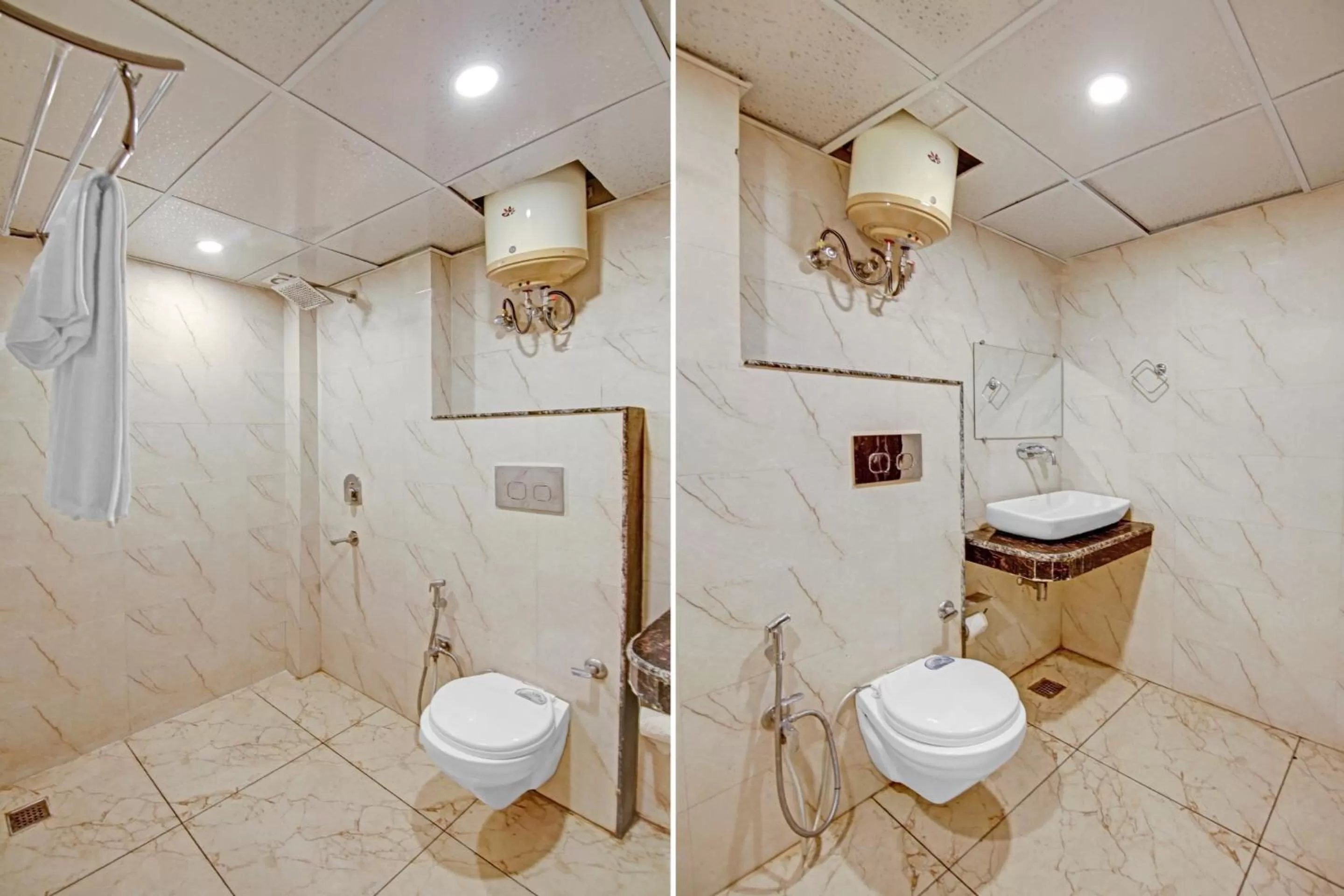 Bathroom in Super OYO Flagship Hotel Tez Plaza