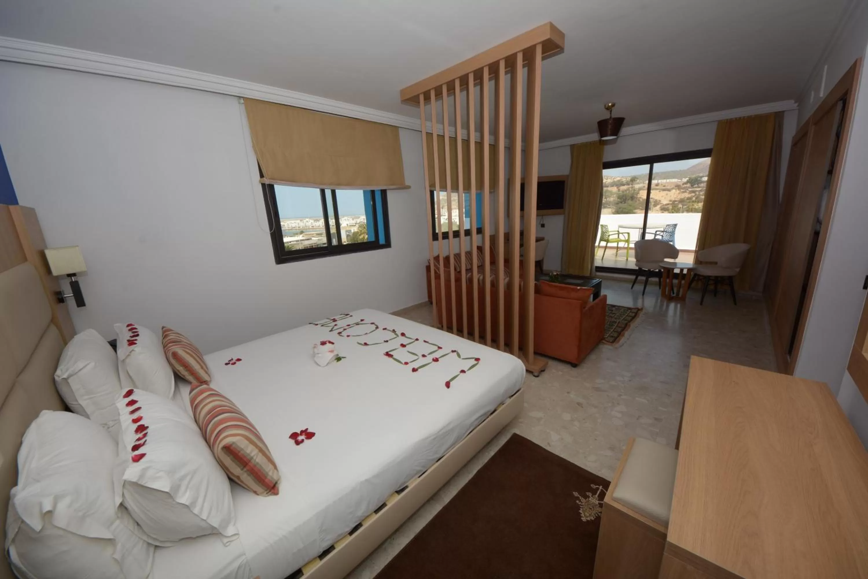 Photo of the whole room, Bed in Oasis Hotel & Spa