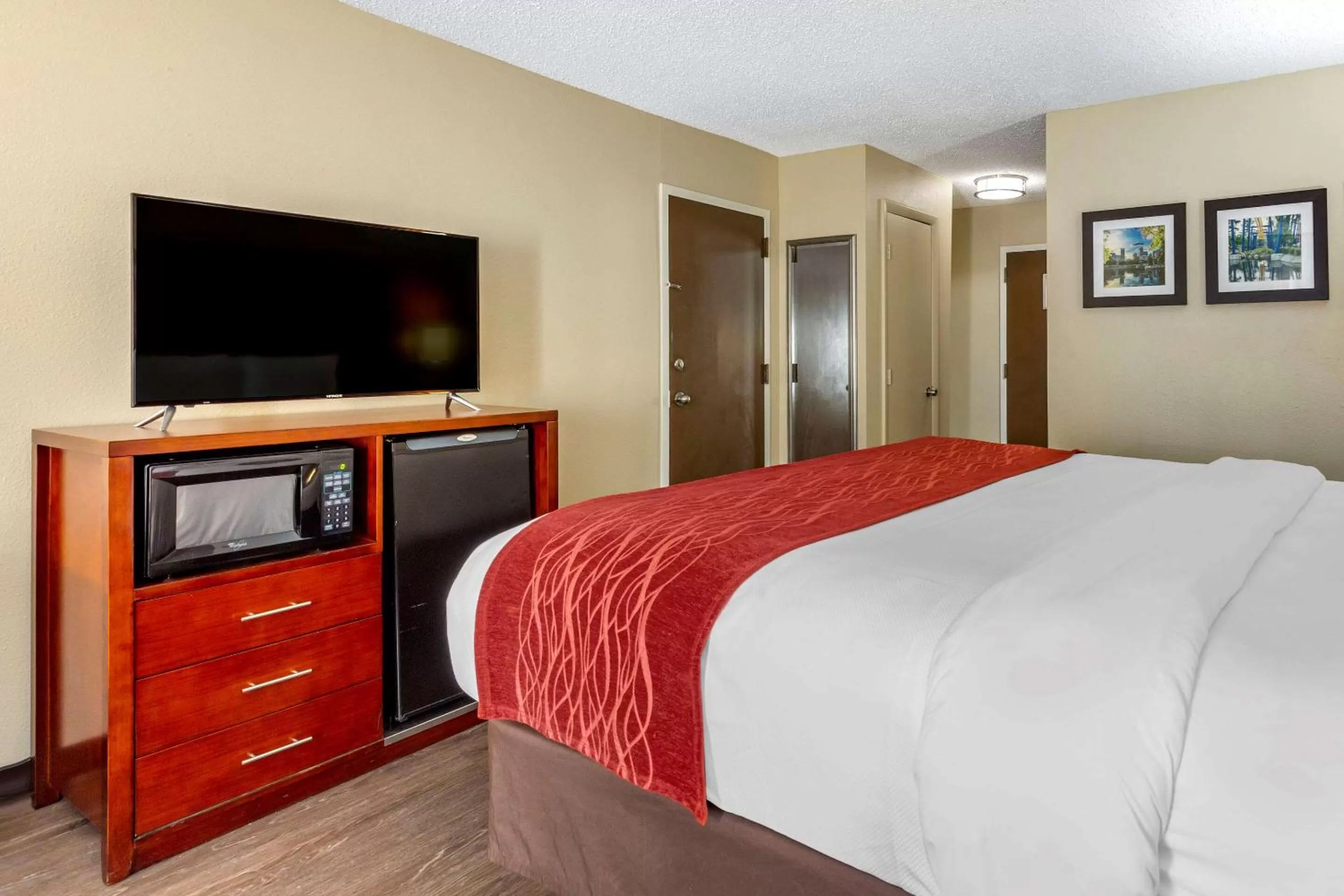 Photo of the whole room, Bed in Comfort Inn Fort Mill Amusement Park at Carowinds Blvd