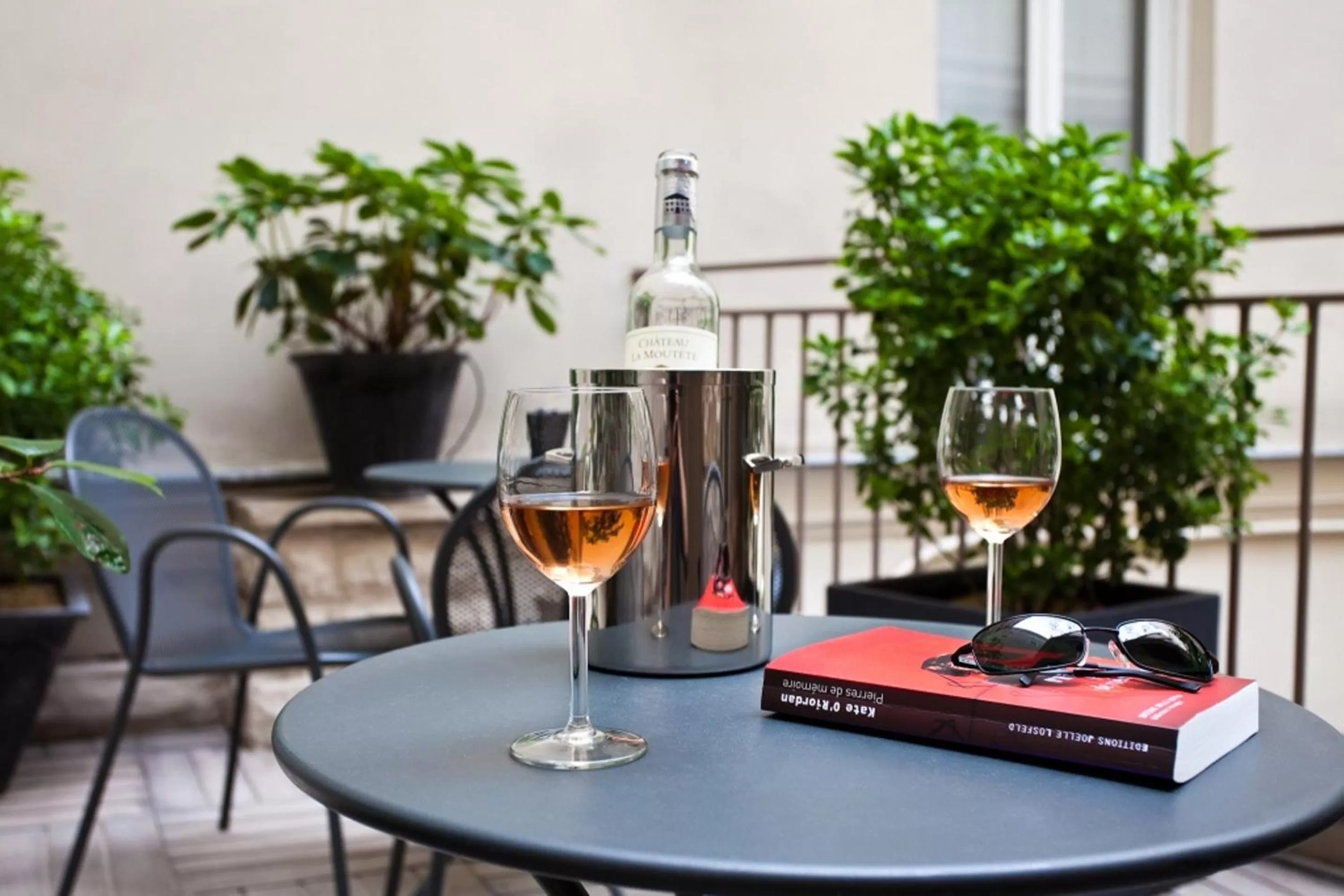 Balcony/Terrace in Hôtel Du Printemps