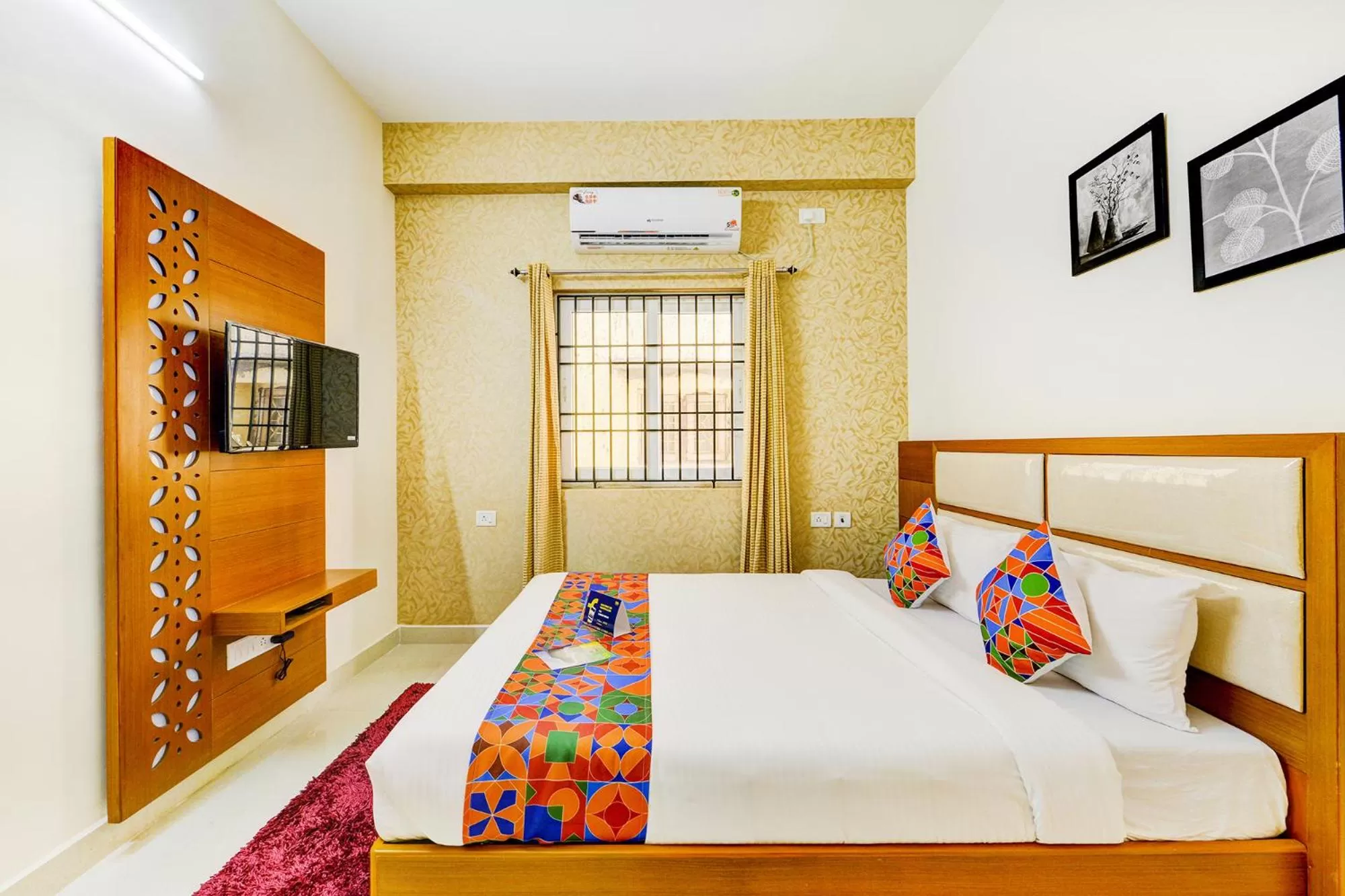 Bedroom, Bed in FabHotel Sky Bay