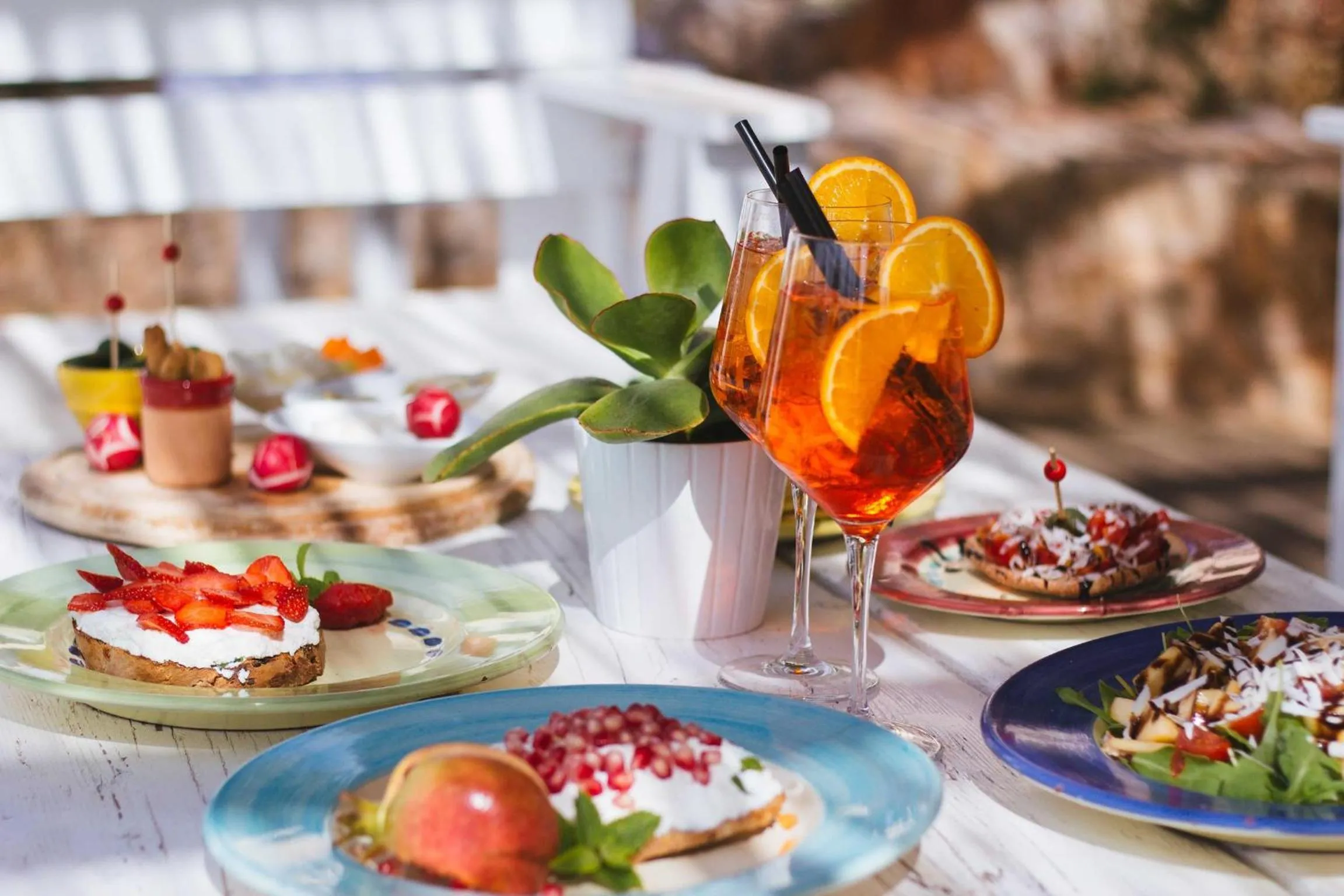 Food close-up in Masseria Cervarolo