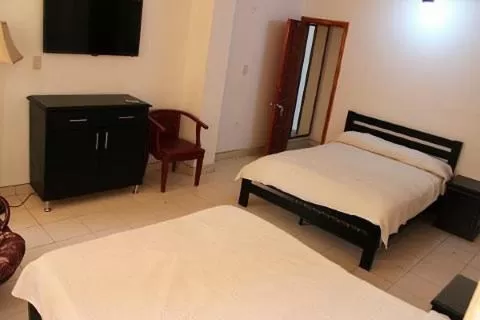 Decorative detail, Bed in Hotel Roca & Mar