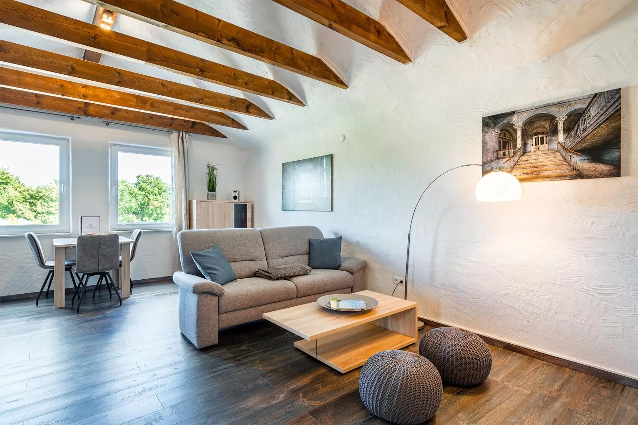 TV and multimedia, Seating Area in Villa Moorstern