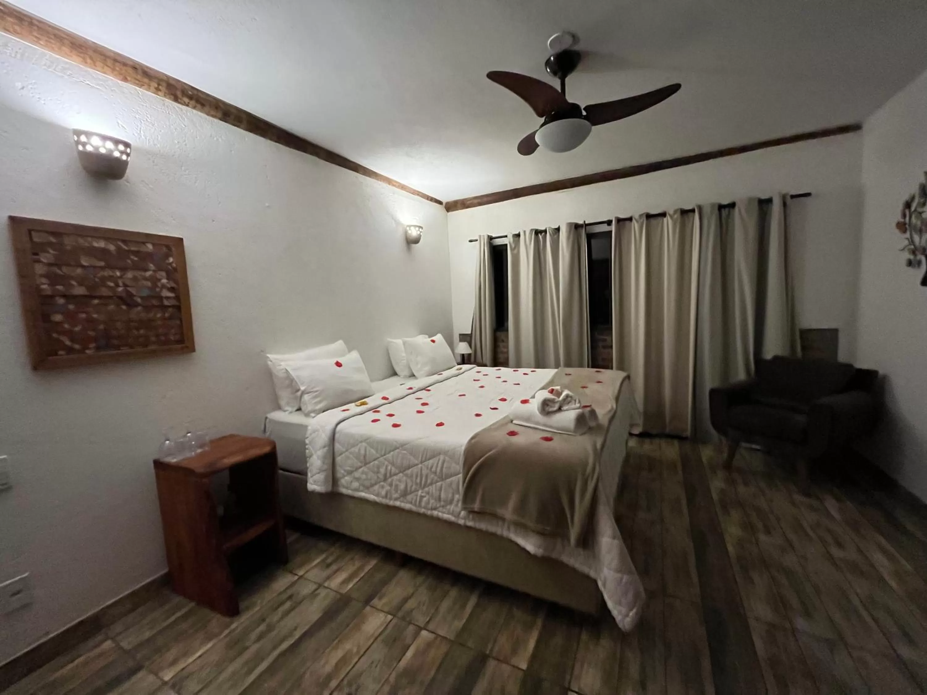 Bed in A Mi Manera Bistro, Pousada e Cervejaria Artesanal!