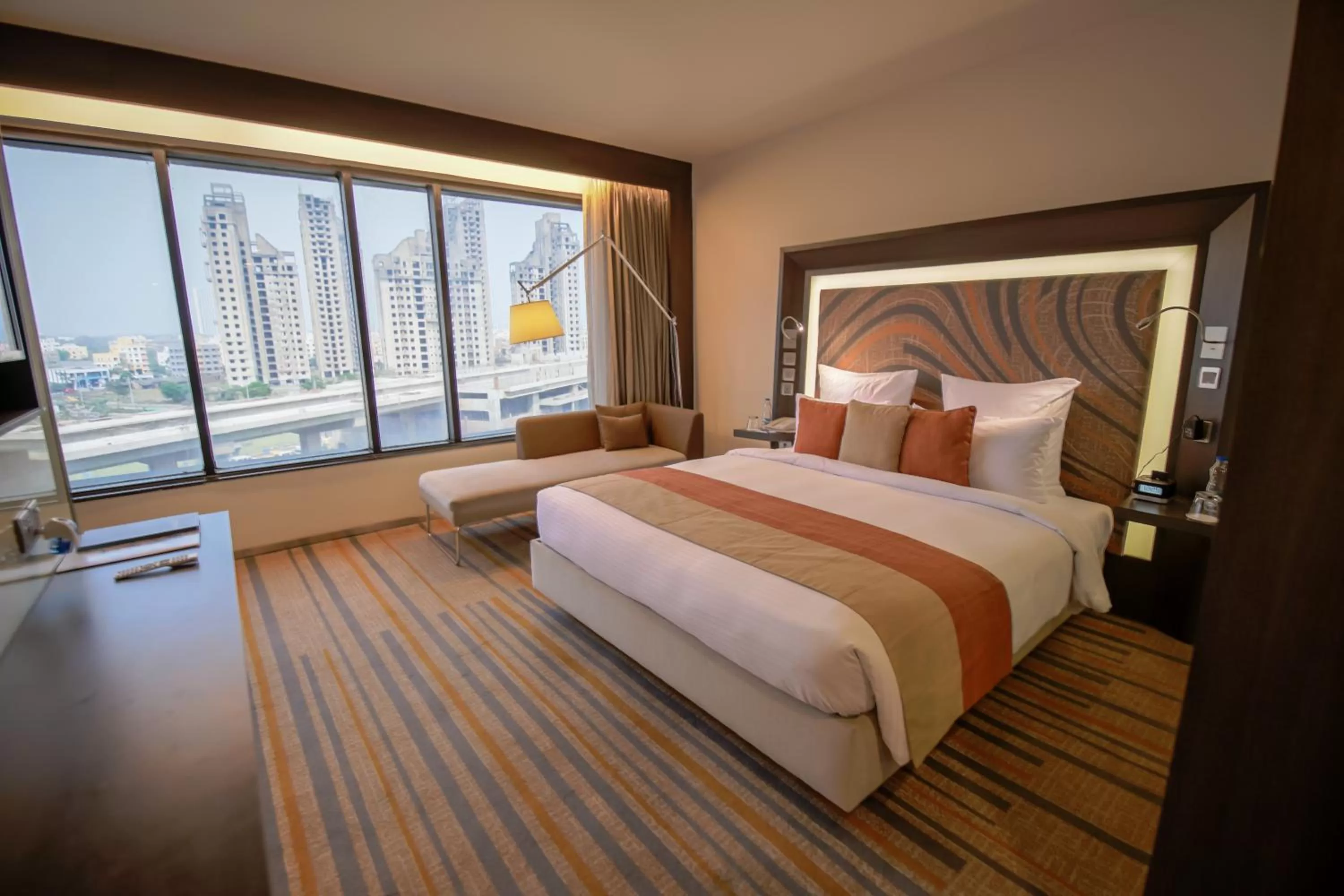 Bed in Novotel Kolkata Hotel and Residences