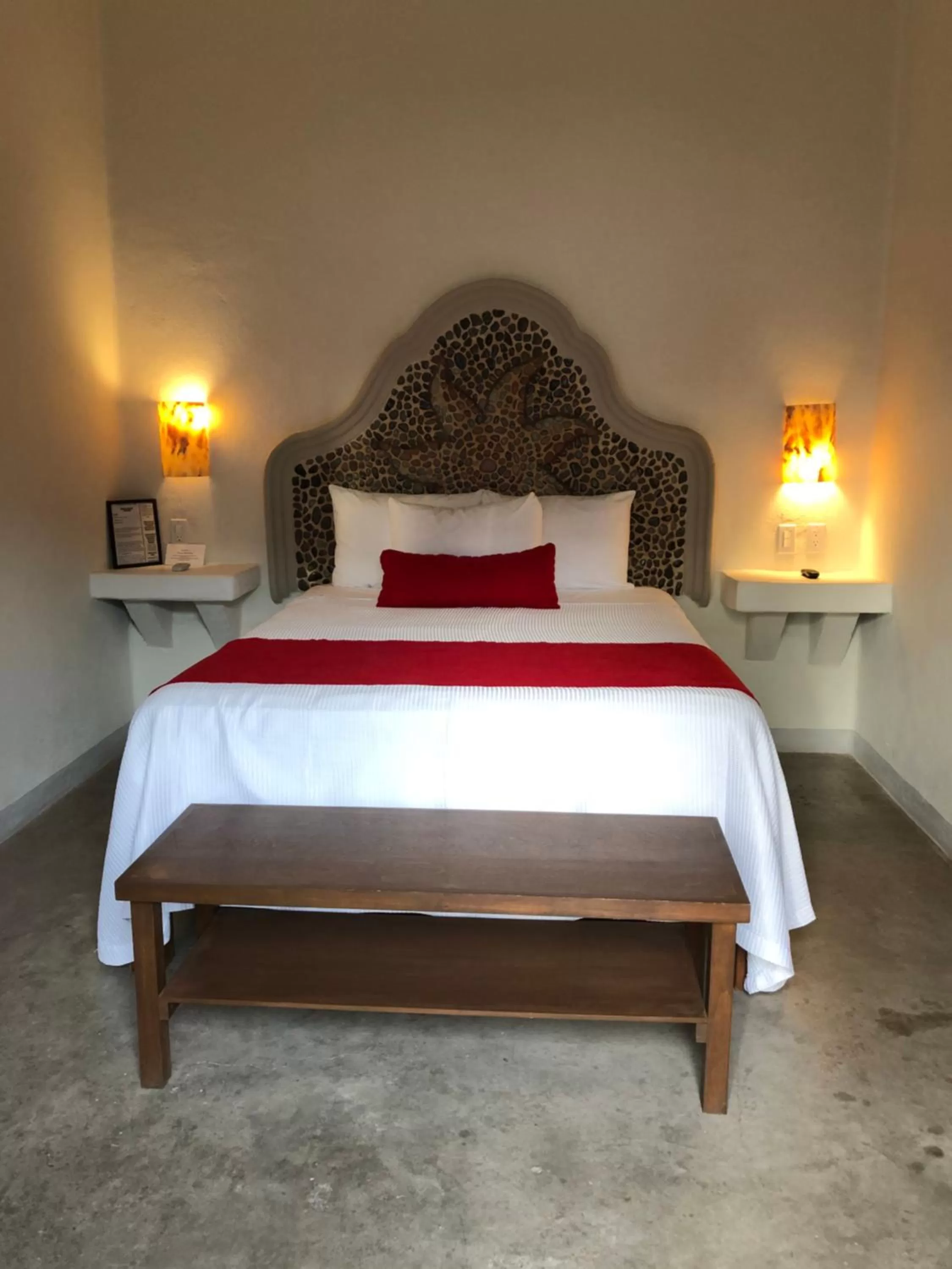 Bed in Paraiso Azul Hotel