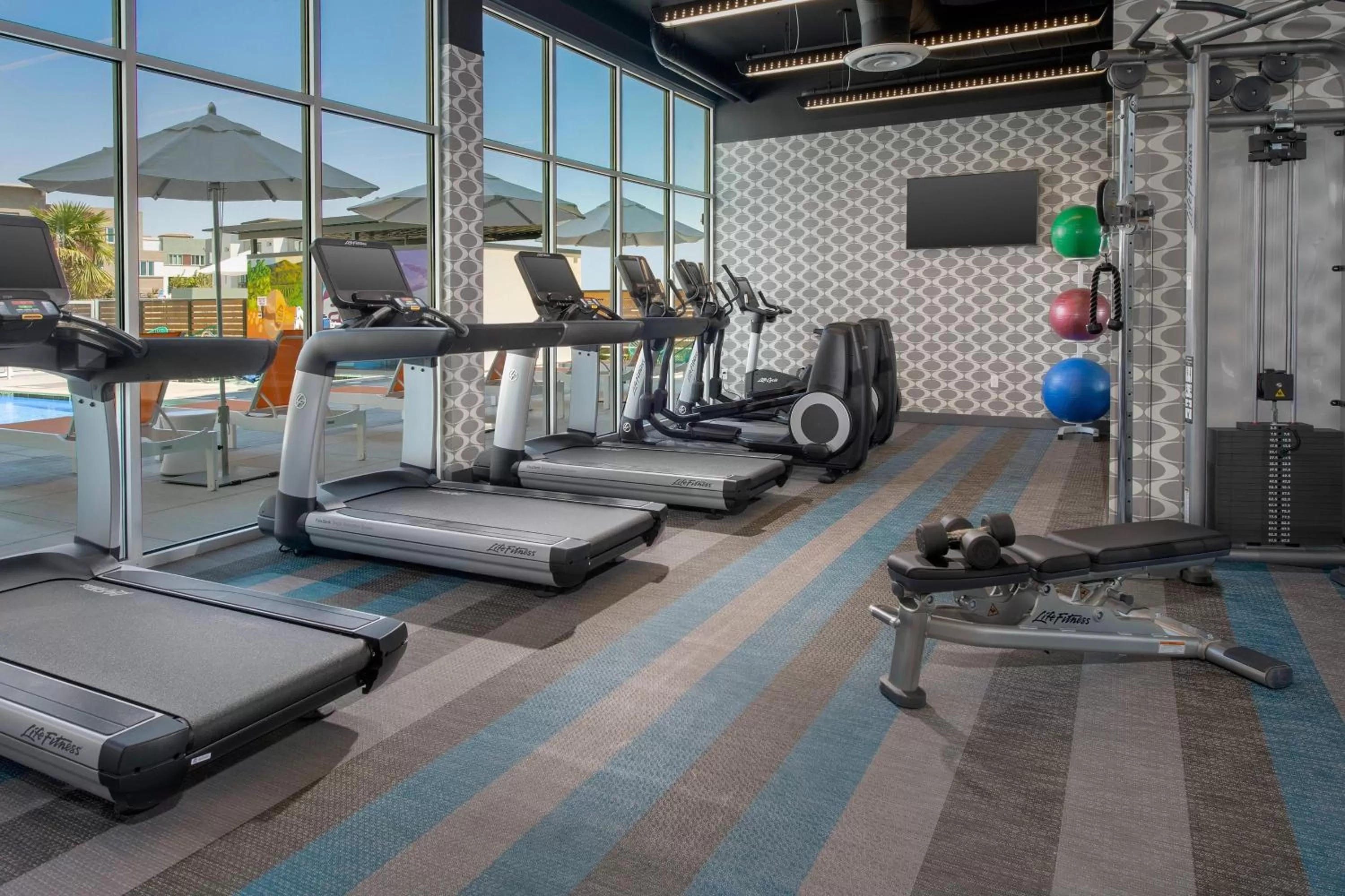 Fitness centre/facilities in Aloft Lubbock