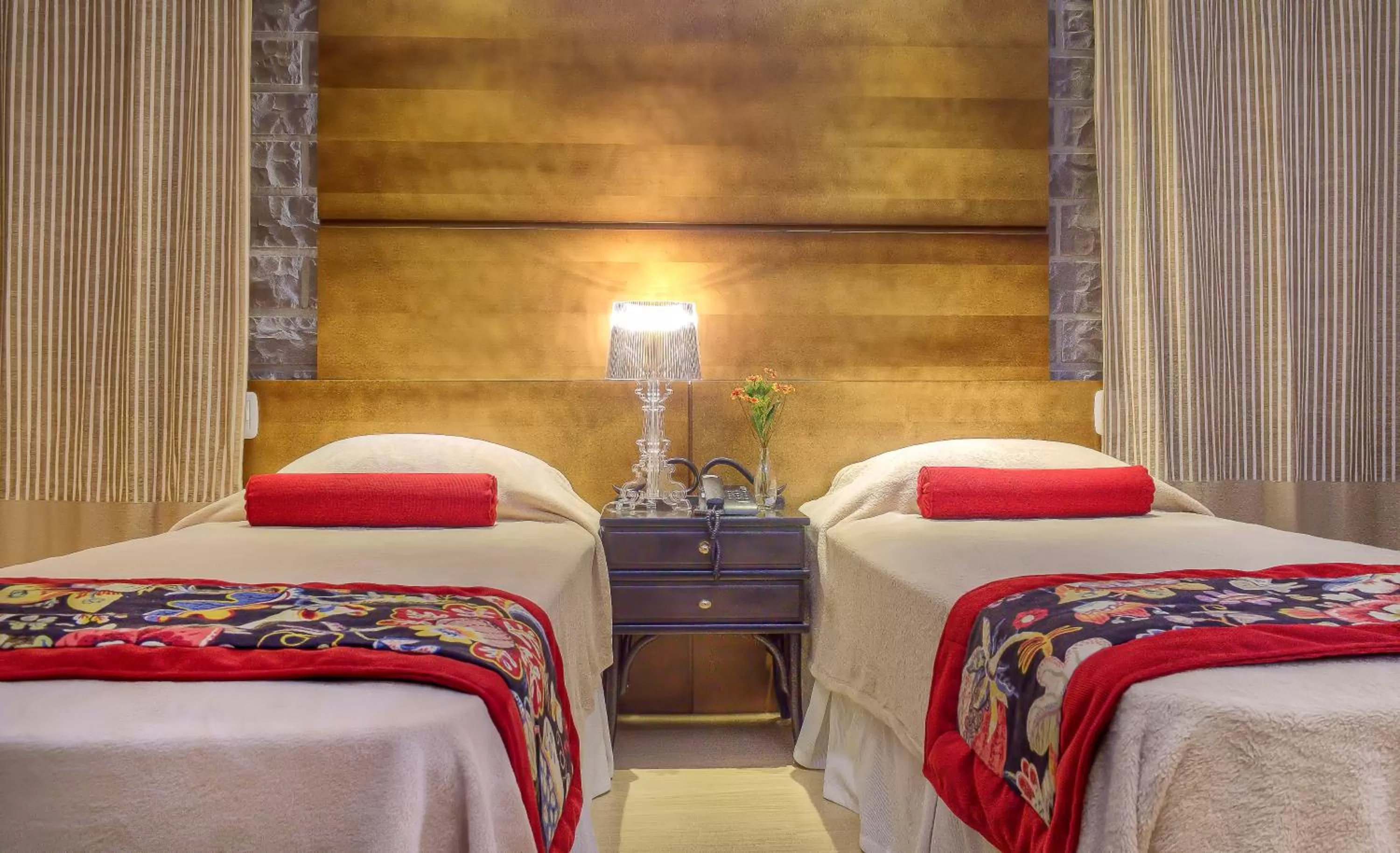 Bed in Pousada Castello Benvenutti