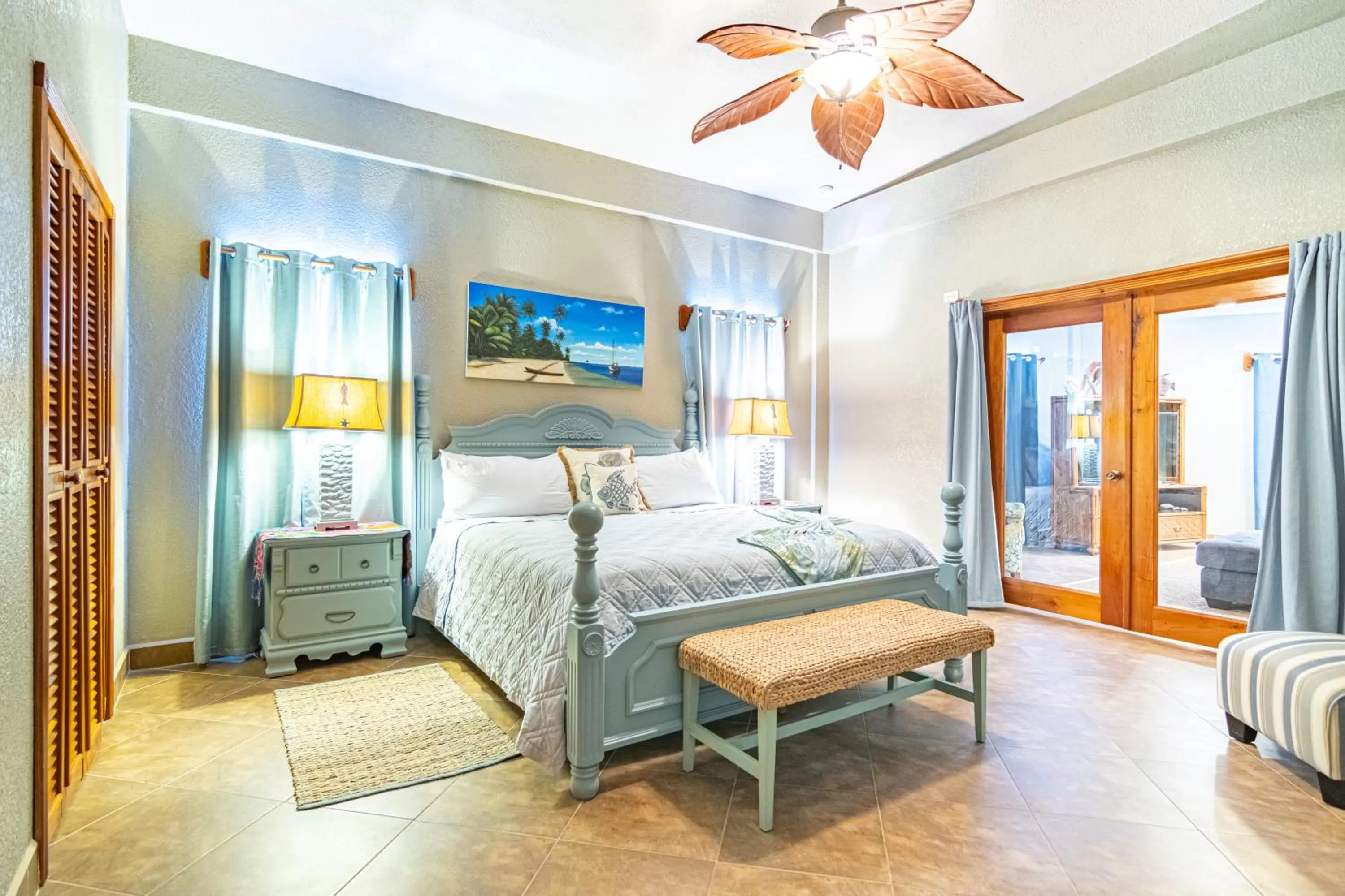 Bedroom in Lighthouse Beach Villas