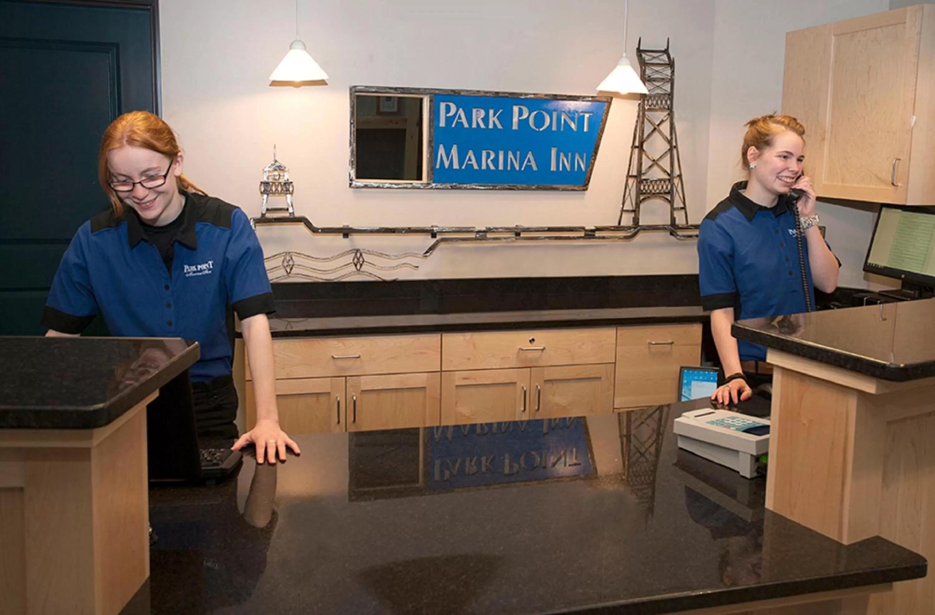 Staff in Park Point Marina Inn