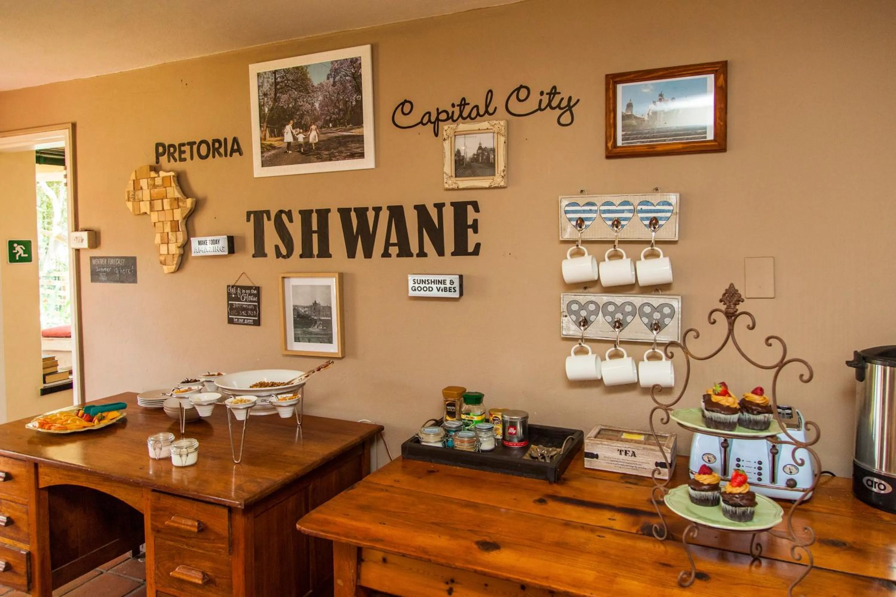 Decorative detail in 3@Marion Guest House