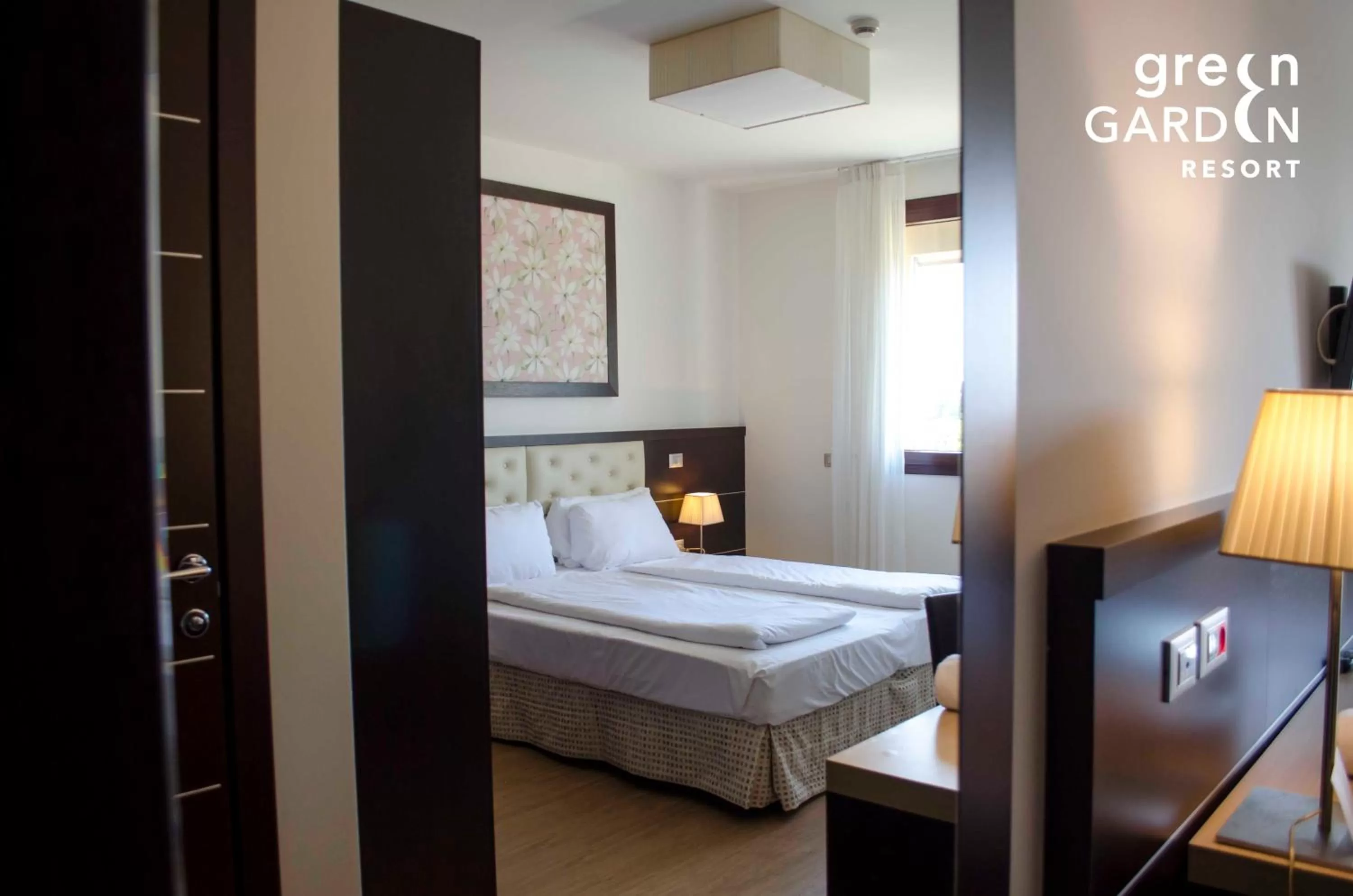 Bed in GREEN GARDEN Resort - Smart Hotel