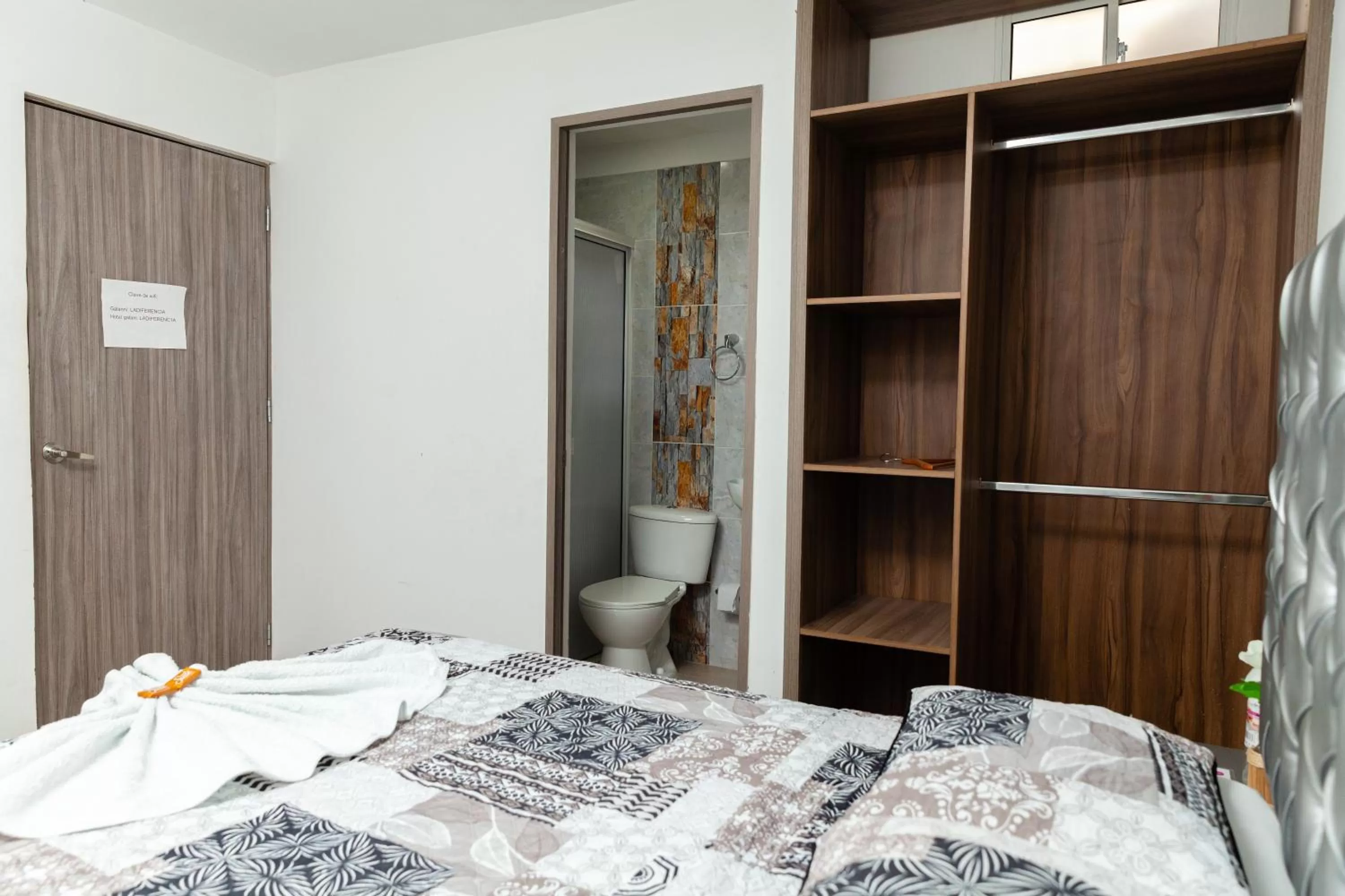 Bed in Hotel Galanni