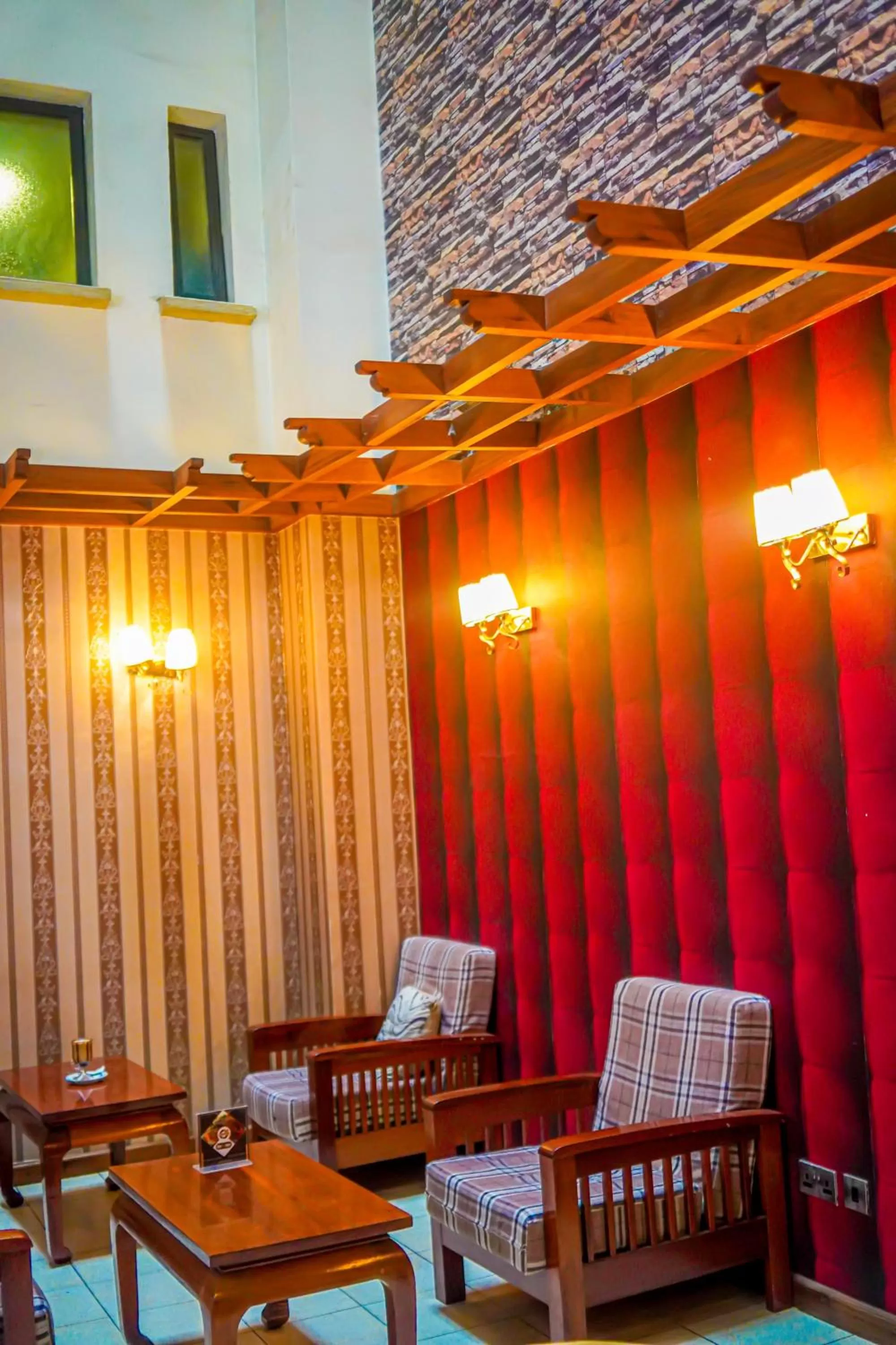 Seating area in After 40 Hotel