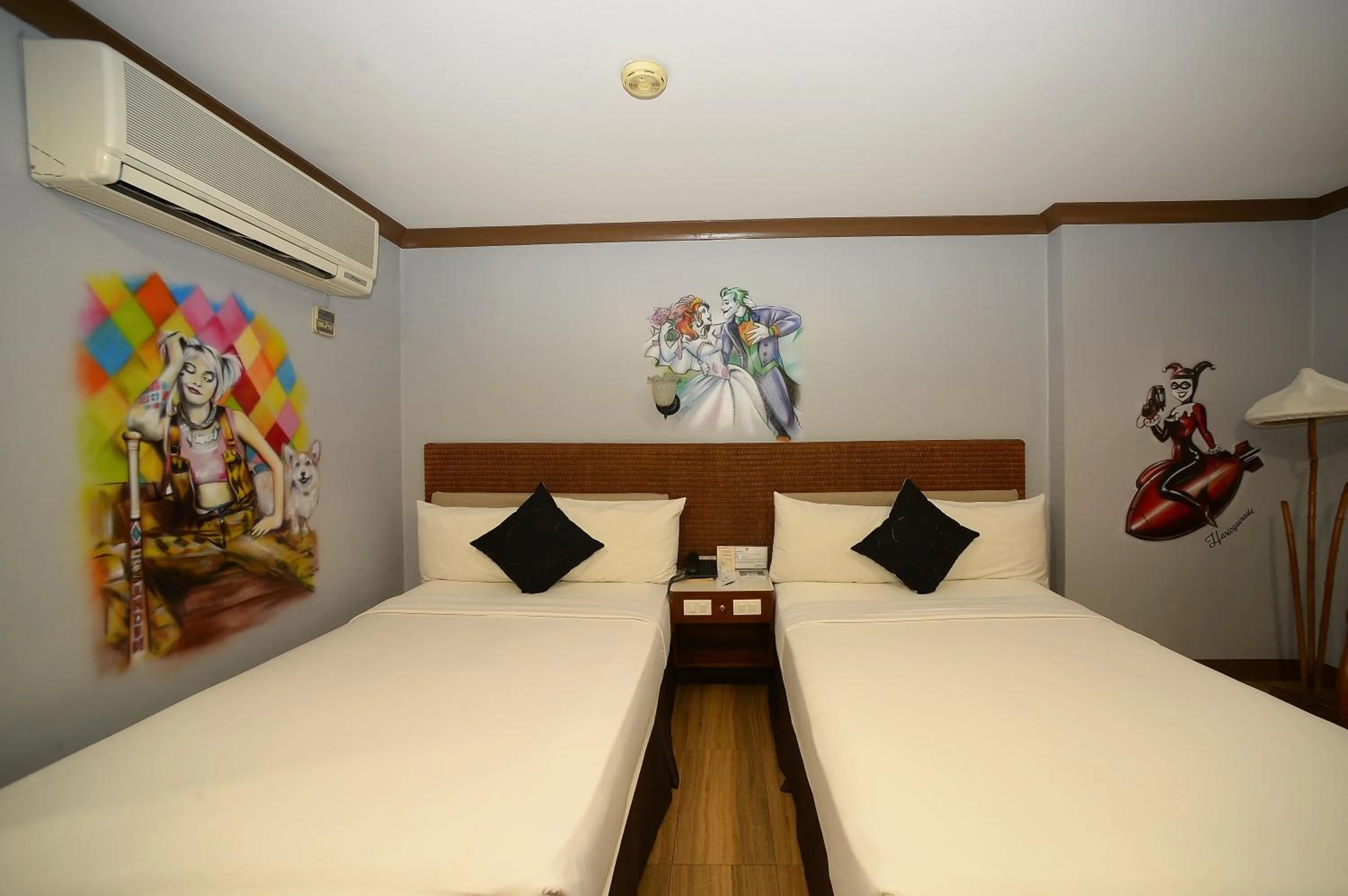 Bed in The Golden Pine Hotel