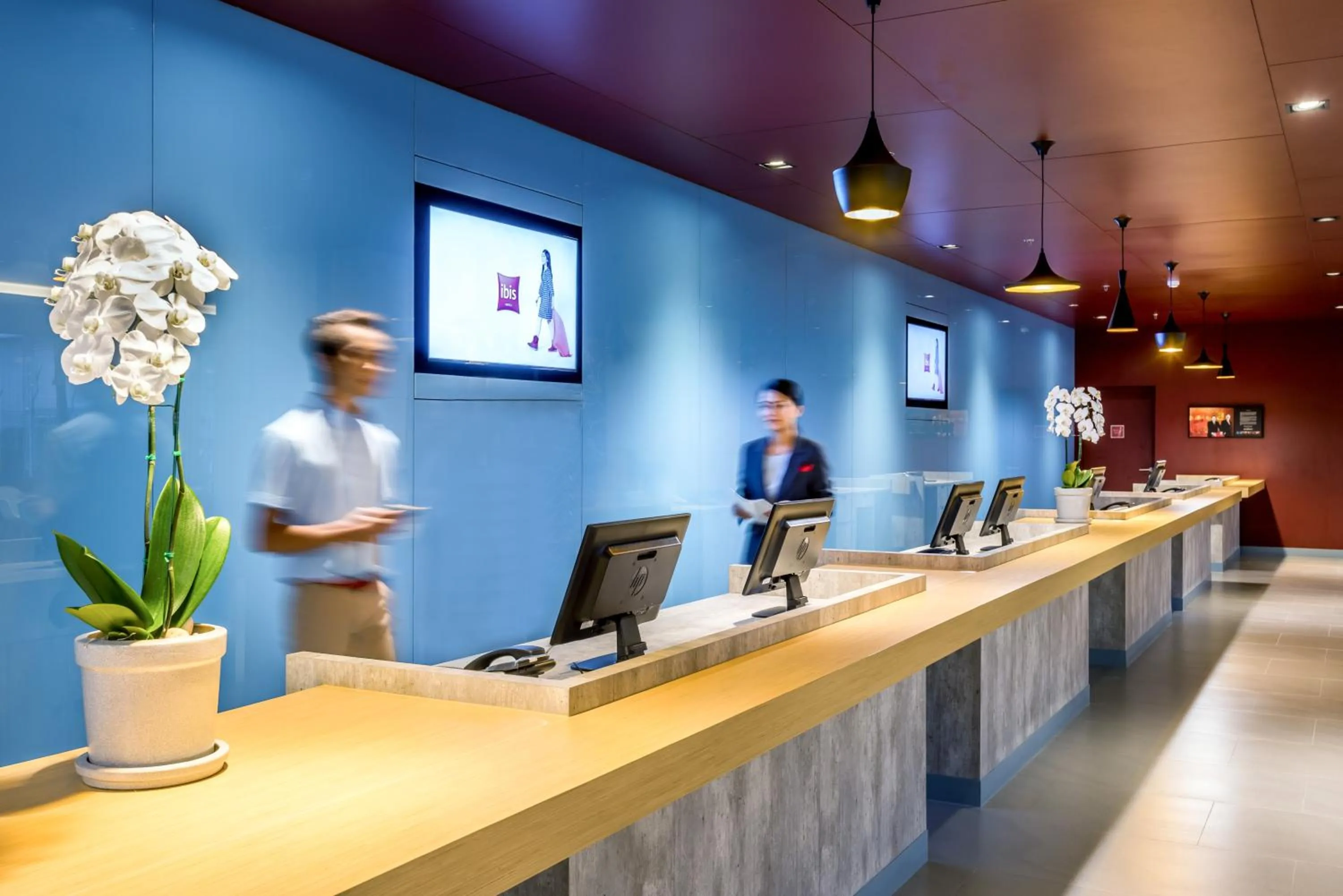 Lobby or reception in ibis Bangkok IMPACT
