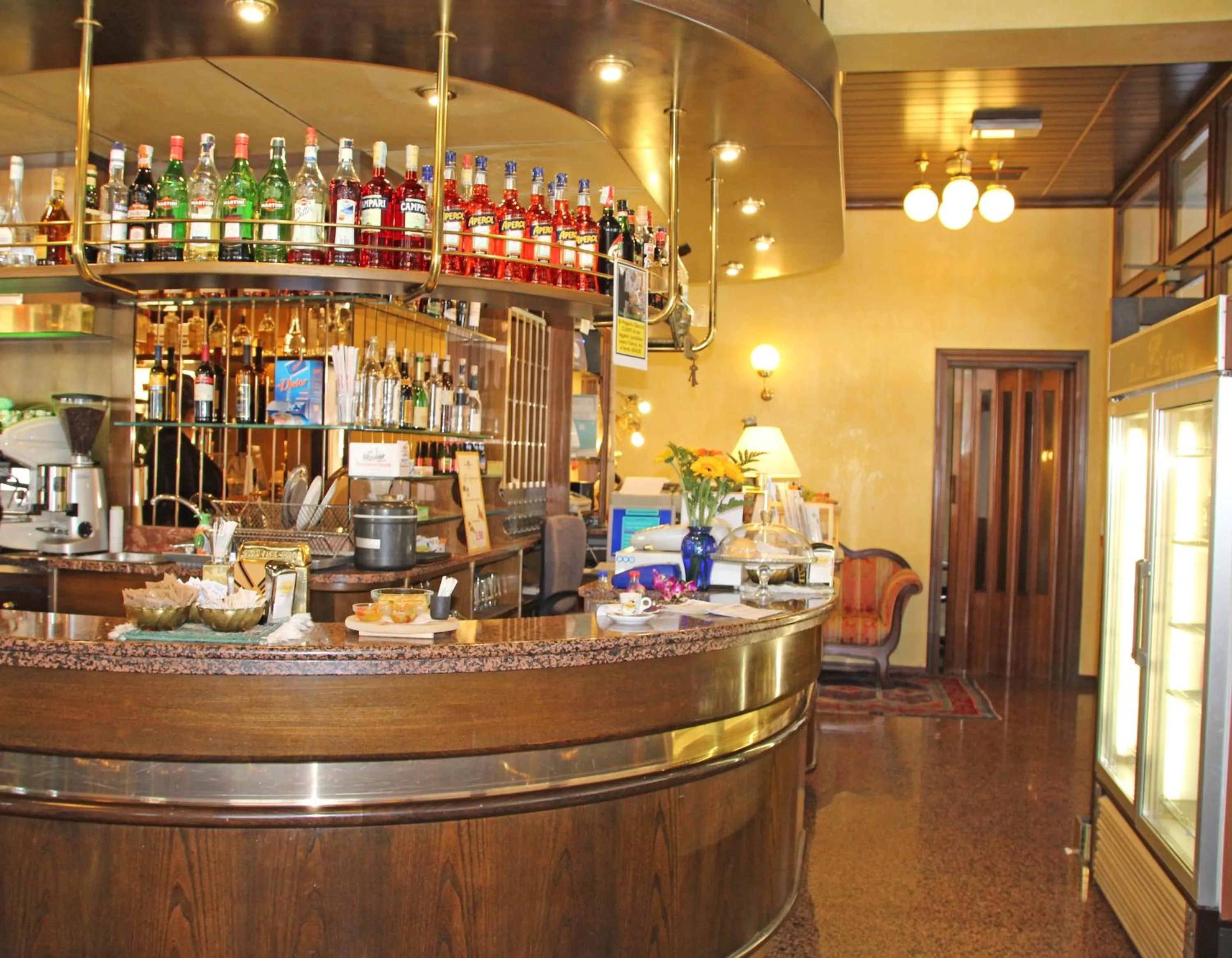 Lounge or bar in Albergo Ristorante Leon d'Oro