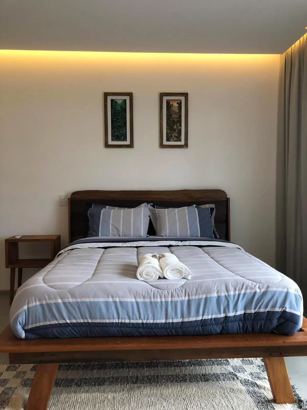 Bed in Pousada Casa Albatross