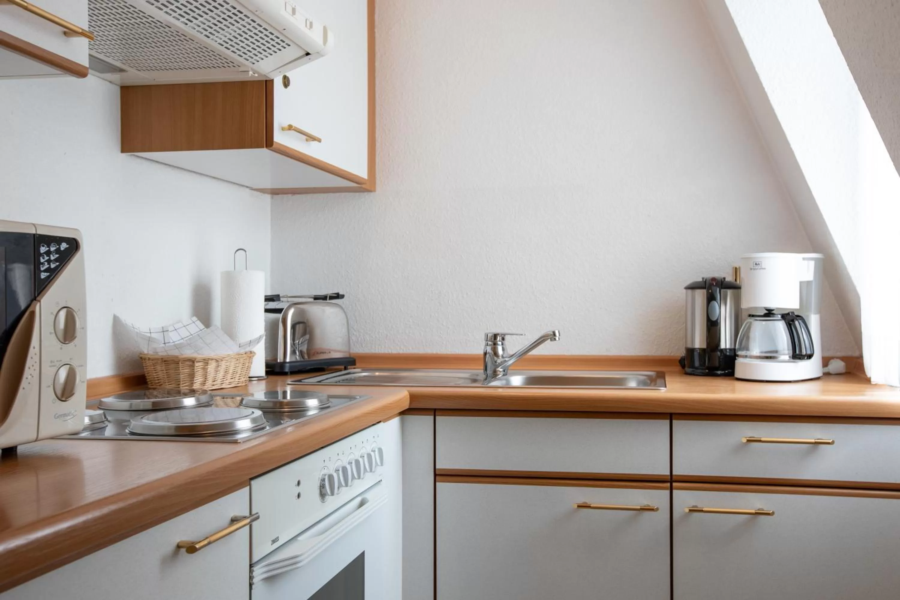 Kitchen or kitchenette, Kitchen/Kitchenette in Aparthotel Hohenzollern