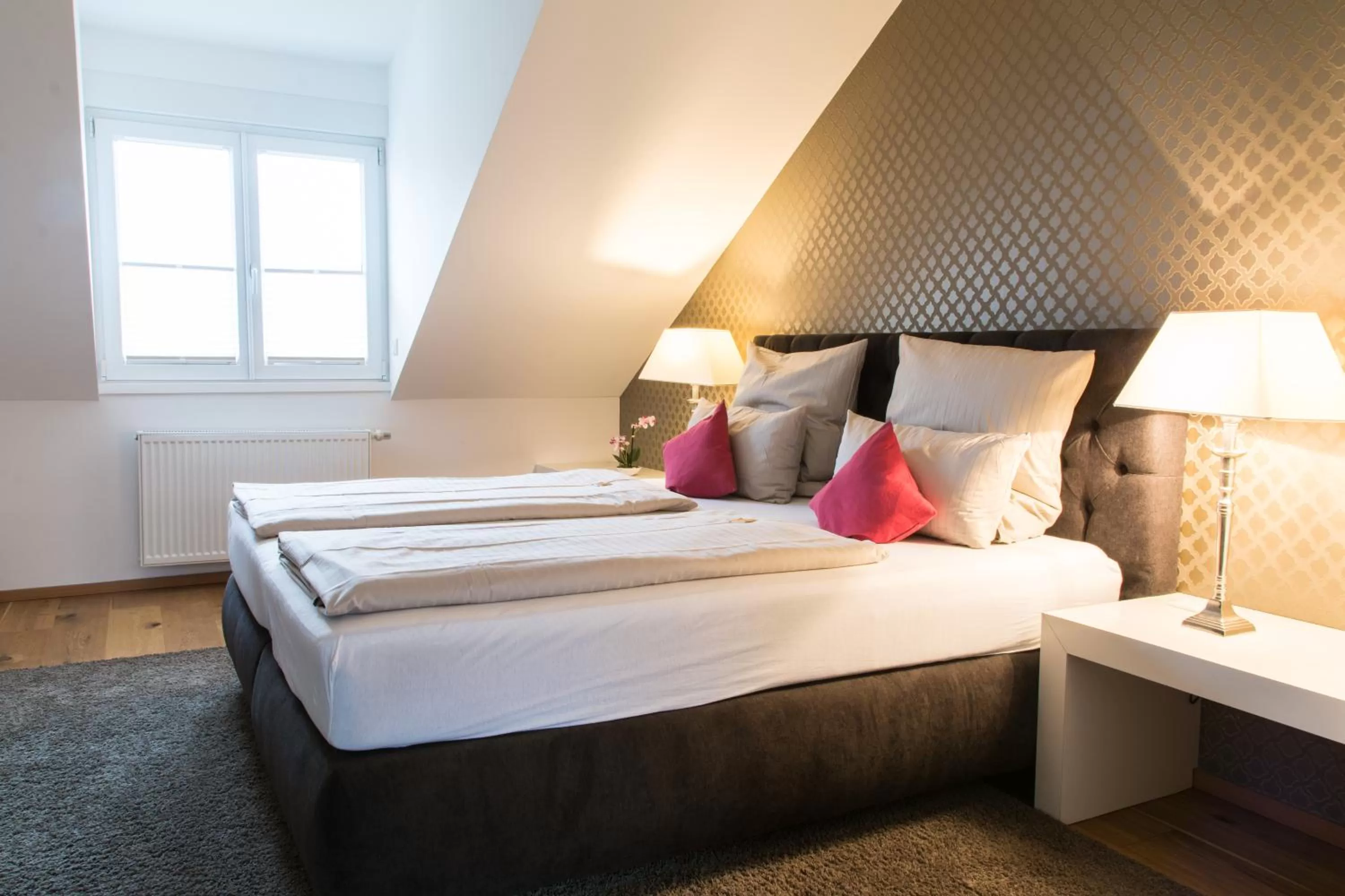 Bed in Haven Hotels - Helvetia Suites