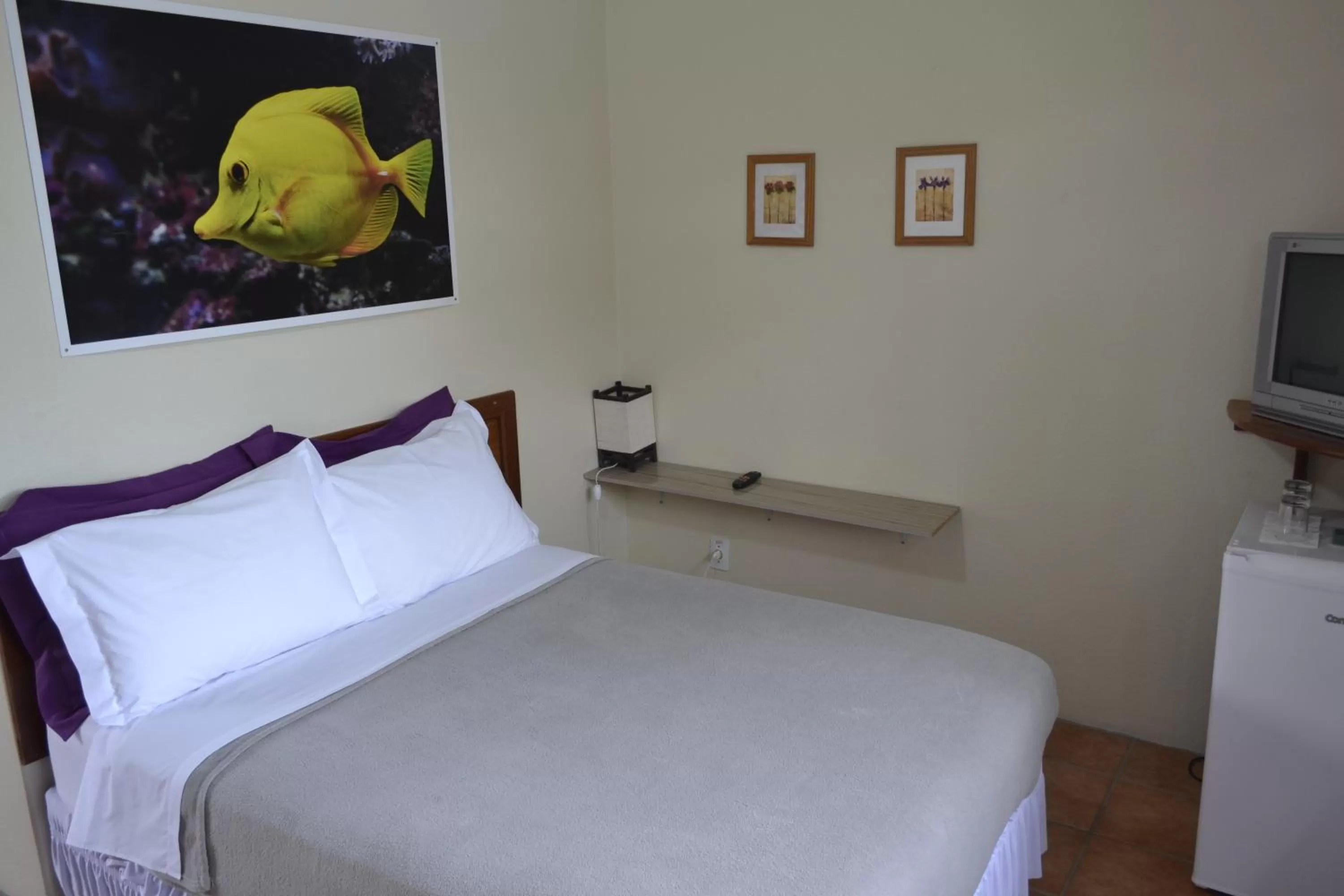 Bed in Pousada Água da Fonte