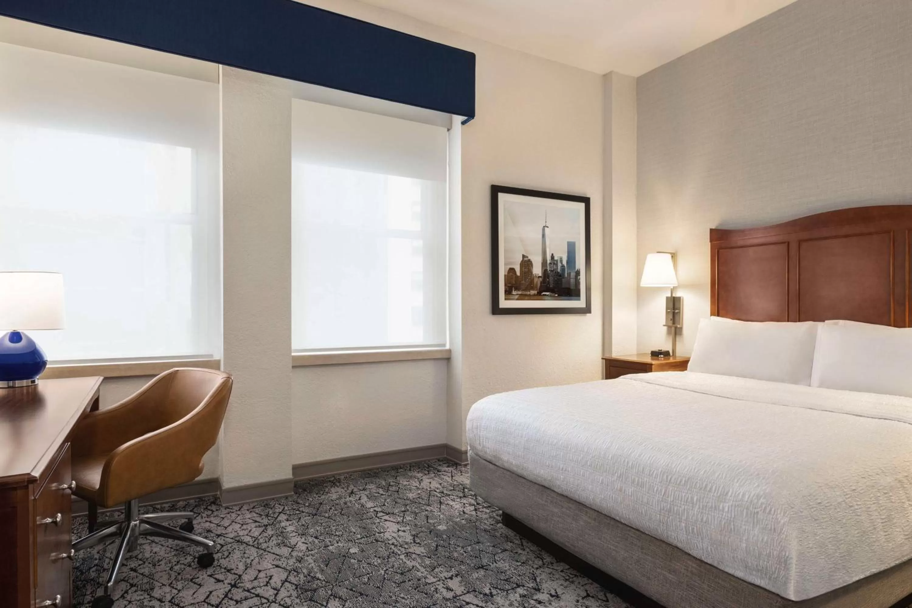 Bedroom, Bed in Hampton Inn Manhattan/Downtown- Financial District