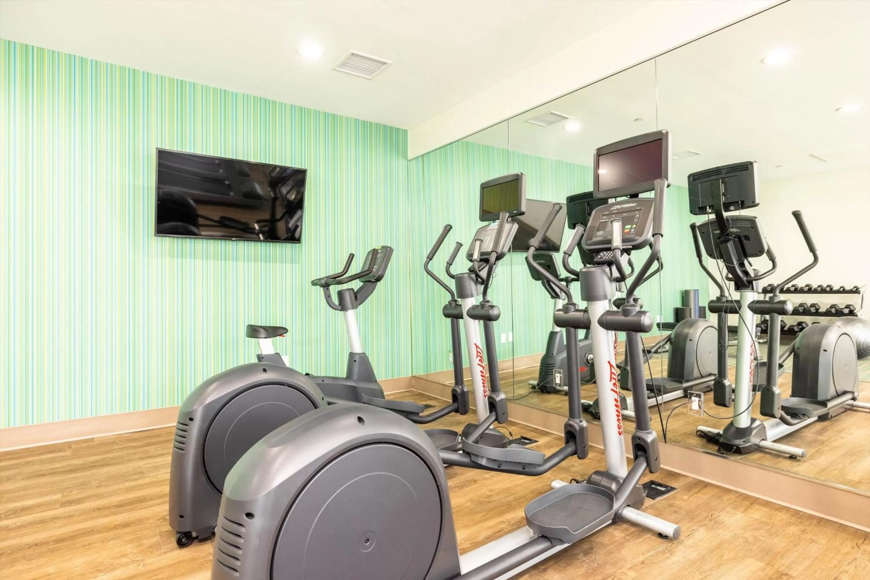Fitness centre/facilities in Holiday Inn Express & Suites - San Jose Silicon Valley by IHG