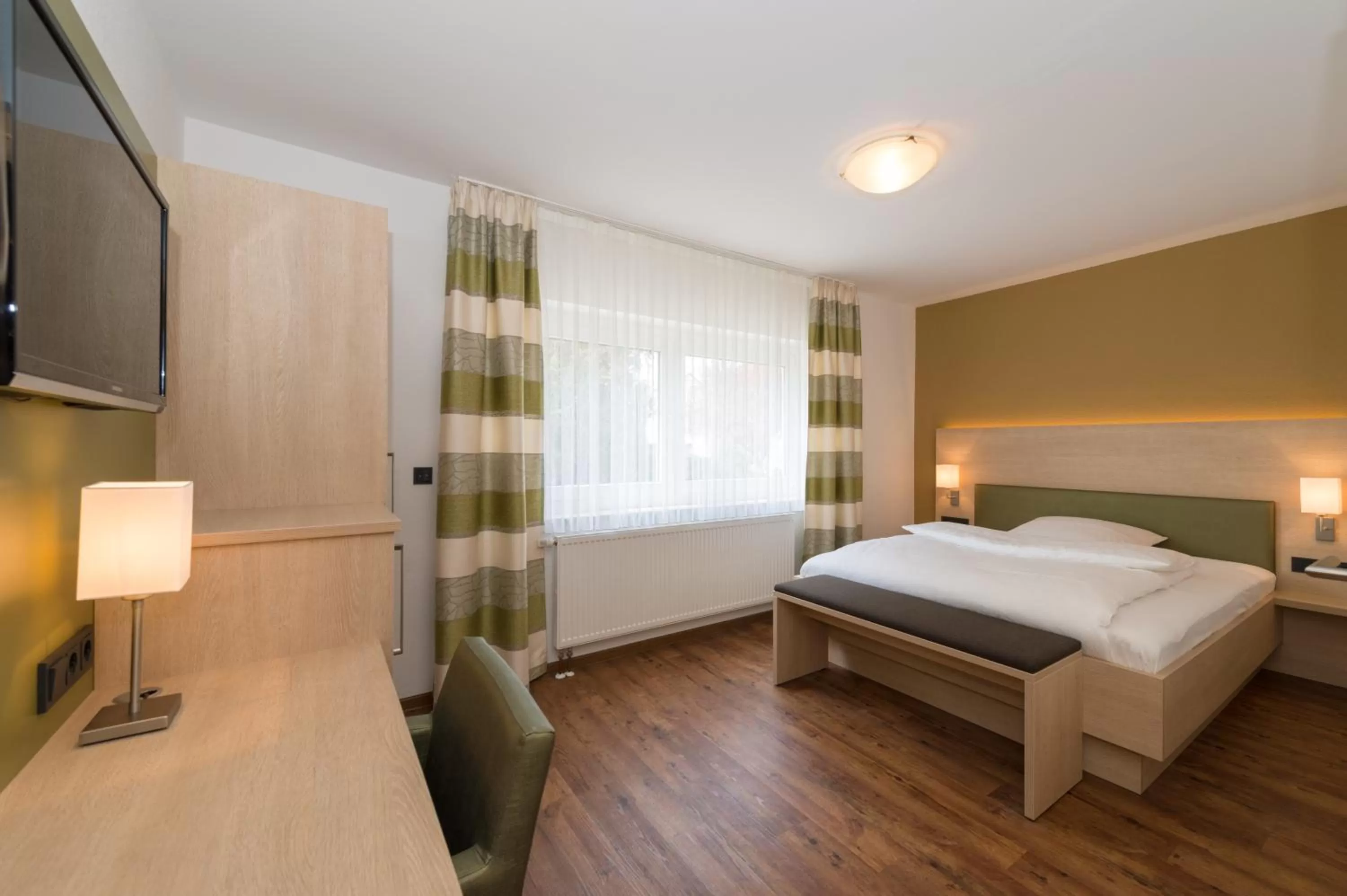 Bed in Hotel SCHNEIDER