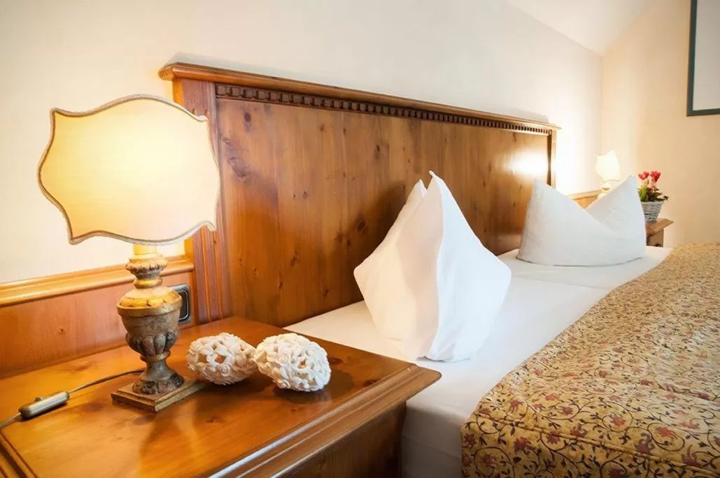 Decorative detail, Bed in Landgasthof & Hotel Jagdhof