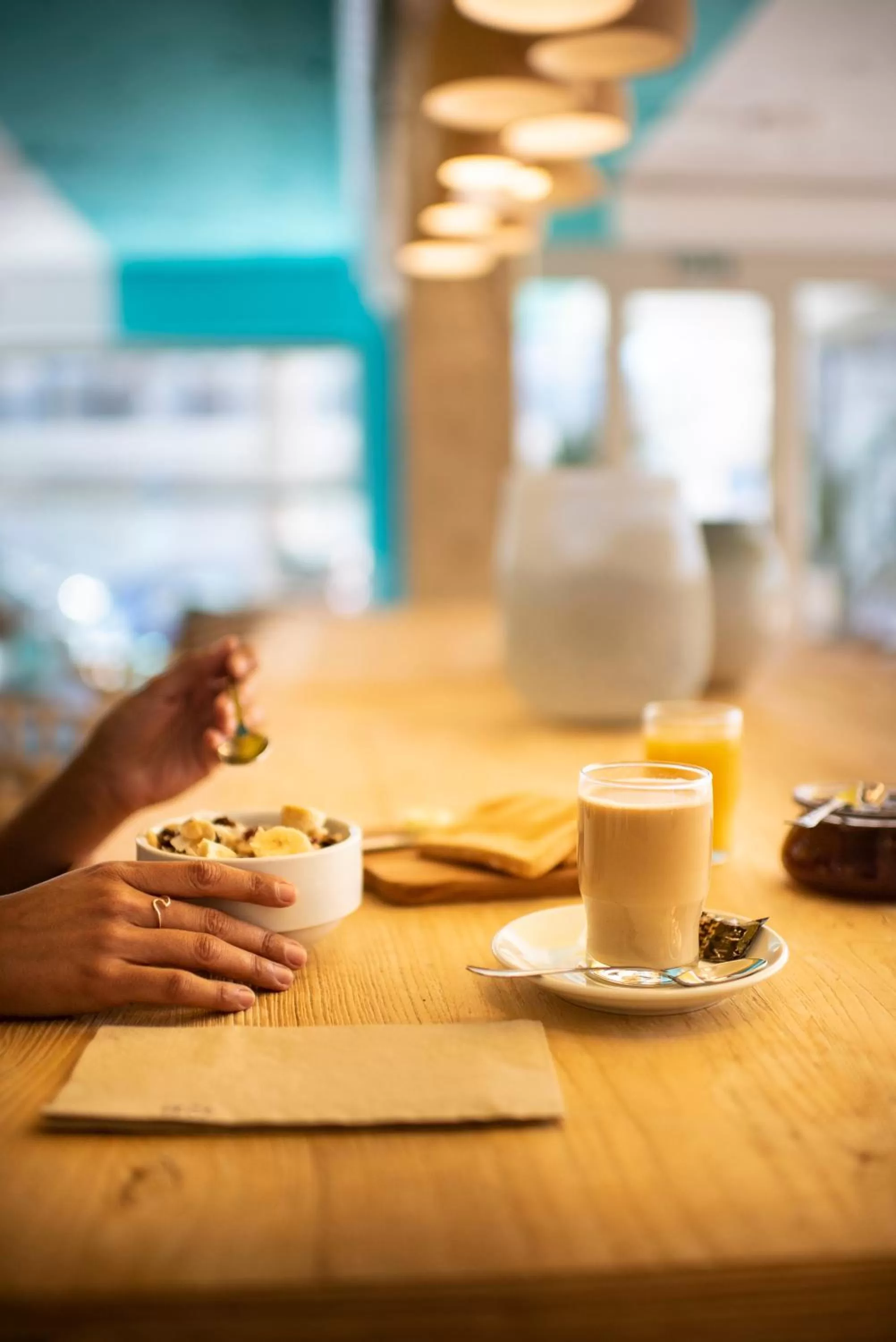 Lobby or reception in Hostal Blanca