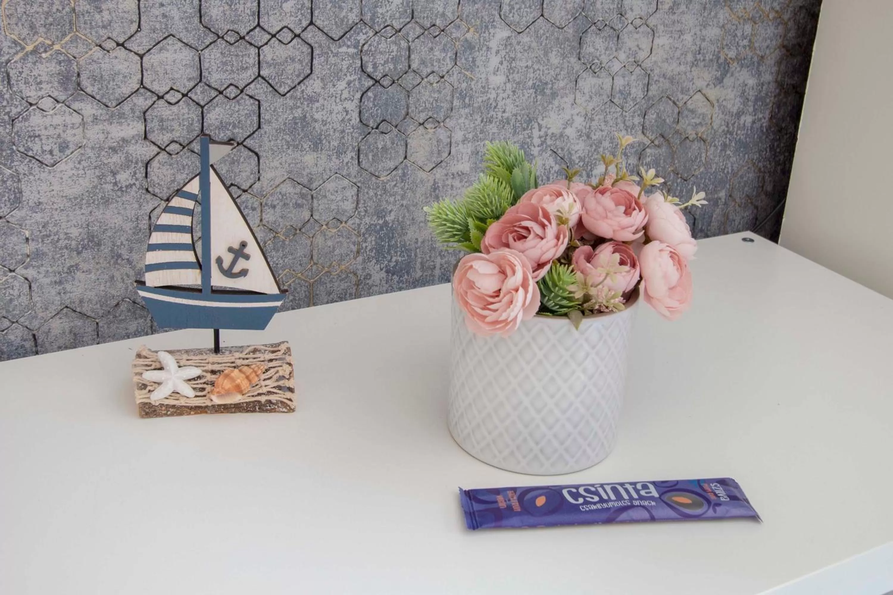 Decorative detail in Prince Apartments