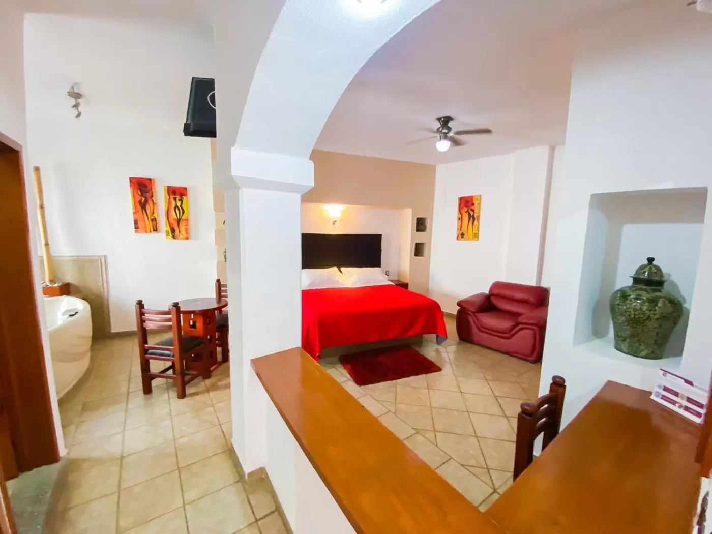 Bed in Hotel El Relicario