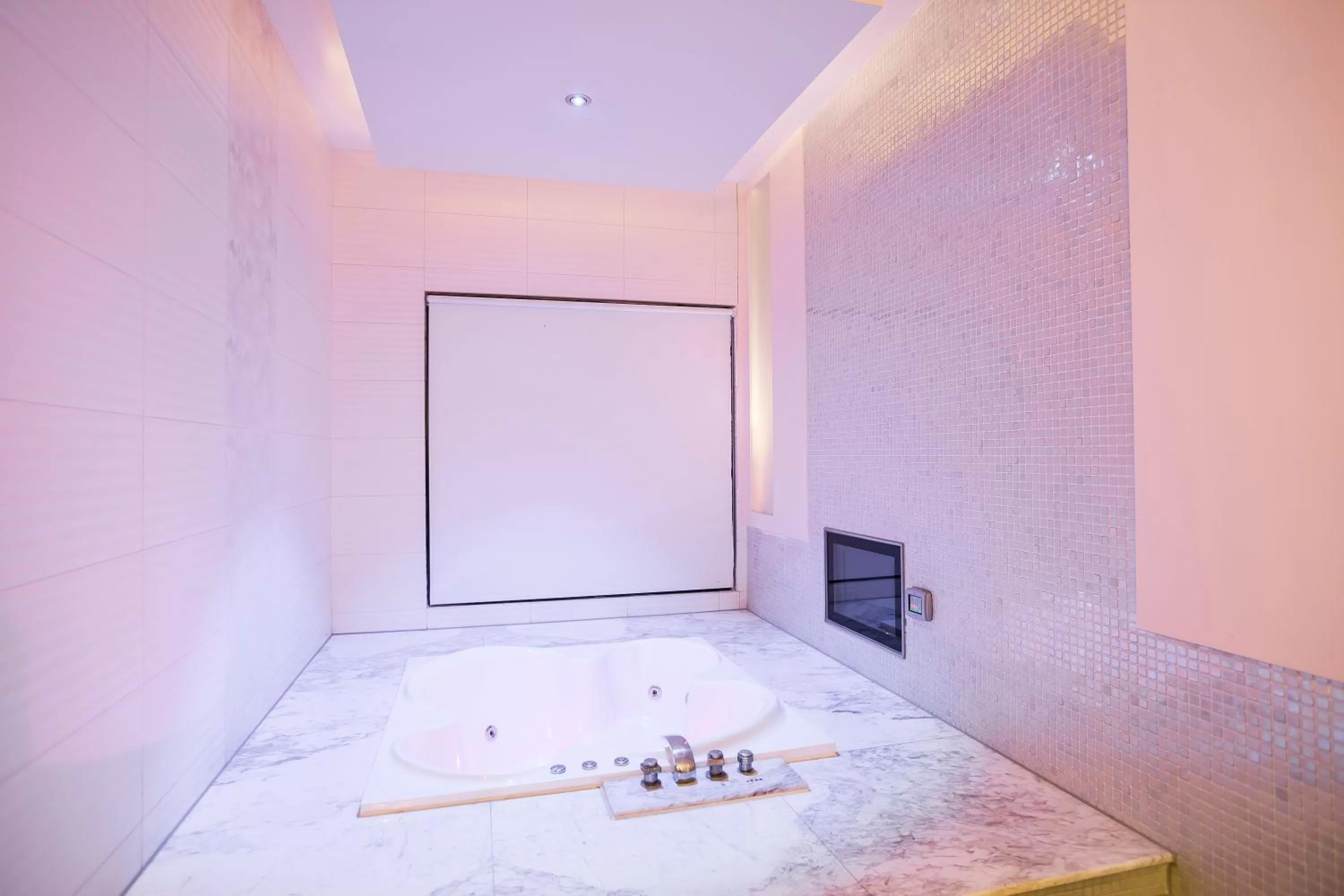 Bathroom, Bed in Moon Area Motel