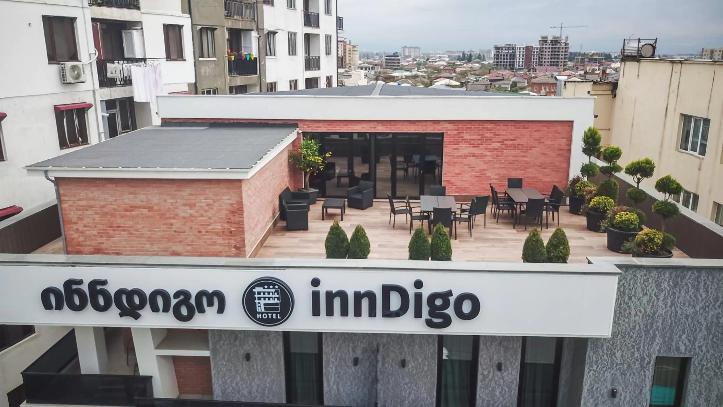Property building in Hotel InnDigo in Kutaisi