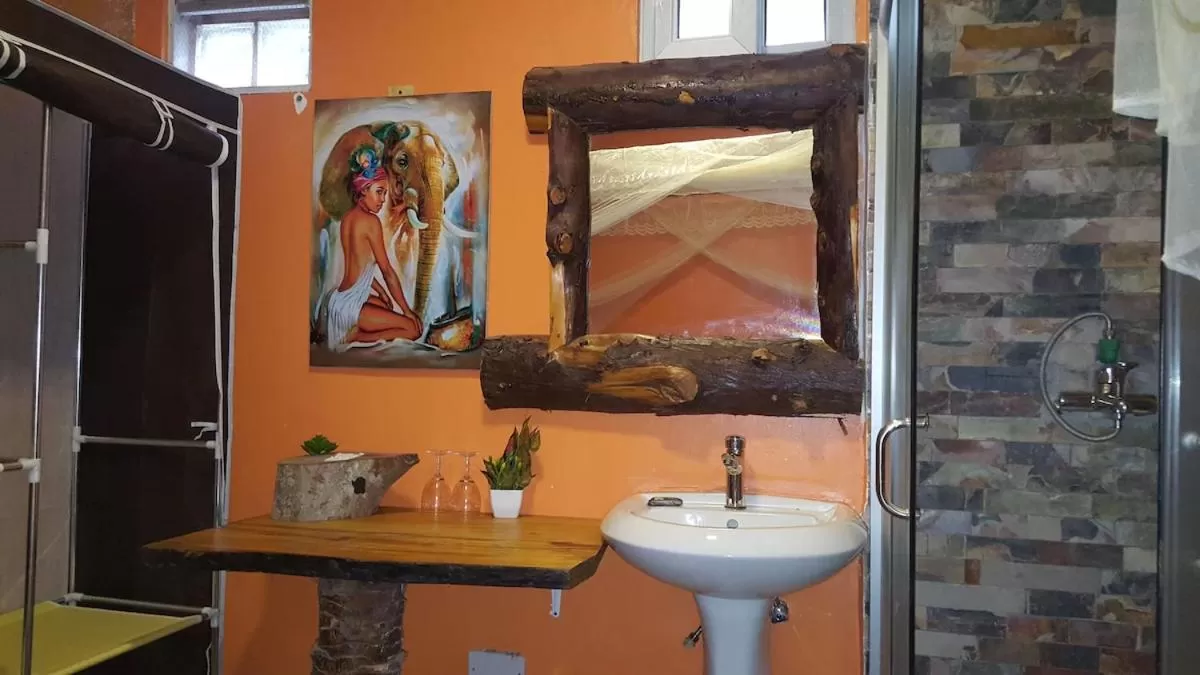 Bathroom in African Tribe Suites