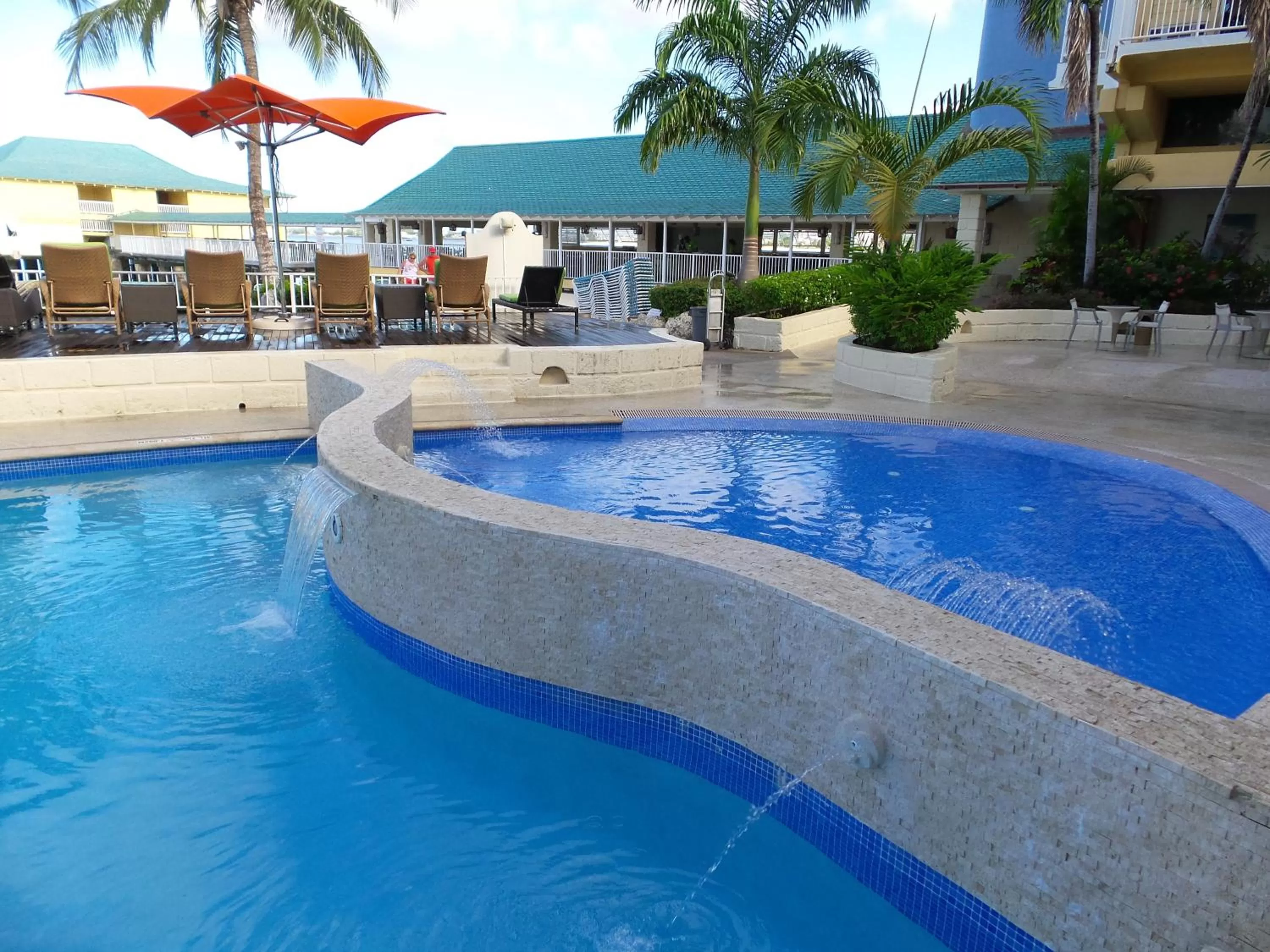 Swimming pool in Radisson Aquatica Resort Barbados