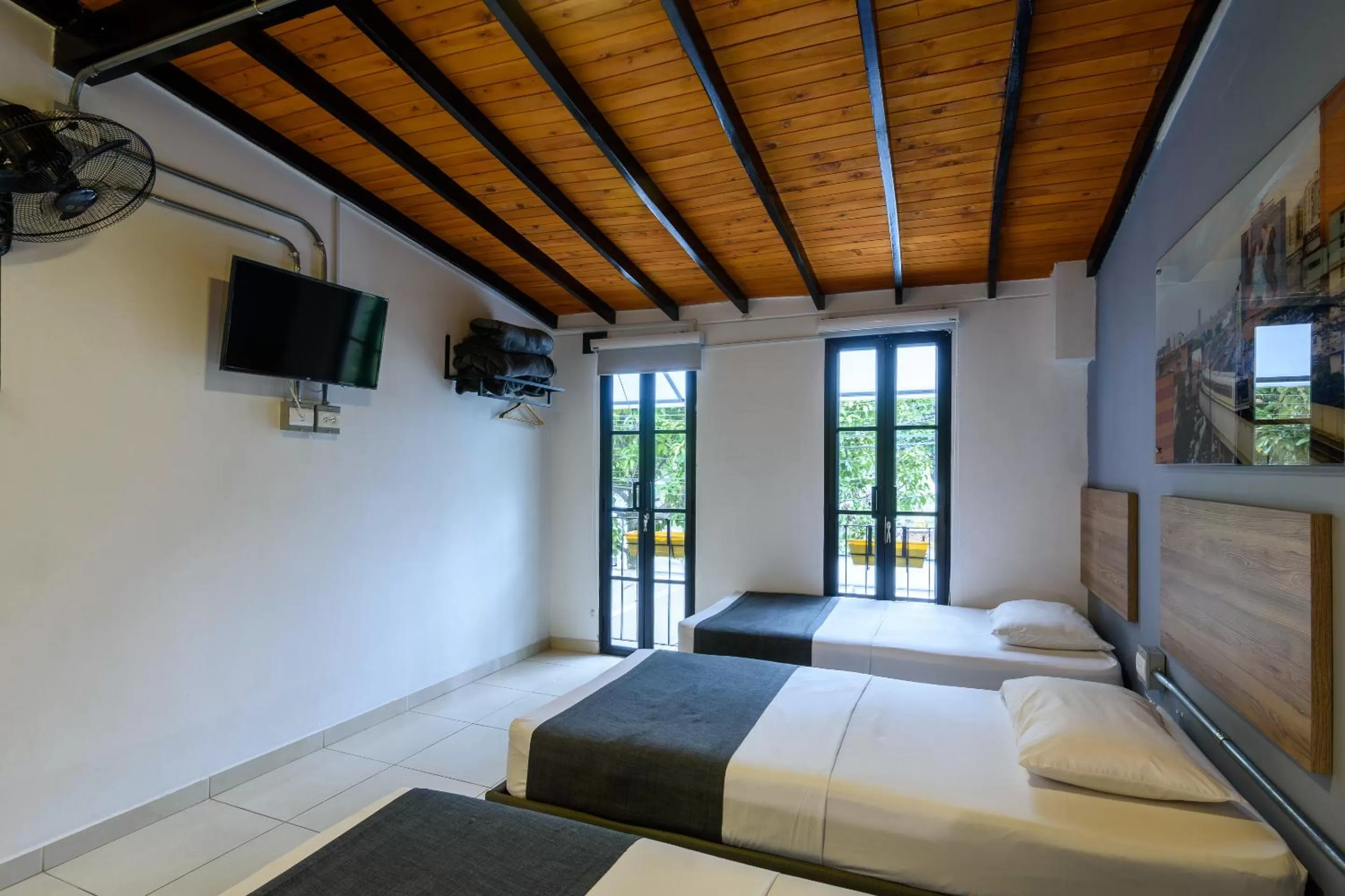 Bedroom, Bed in Med la palma