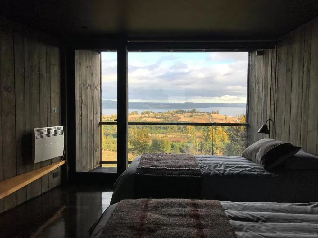 Bed in Hotel & Cava Estancia Rilán