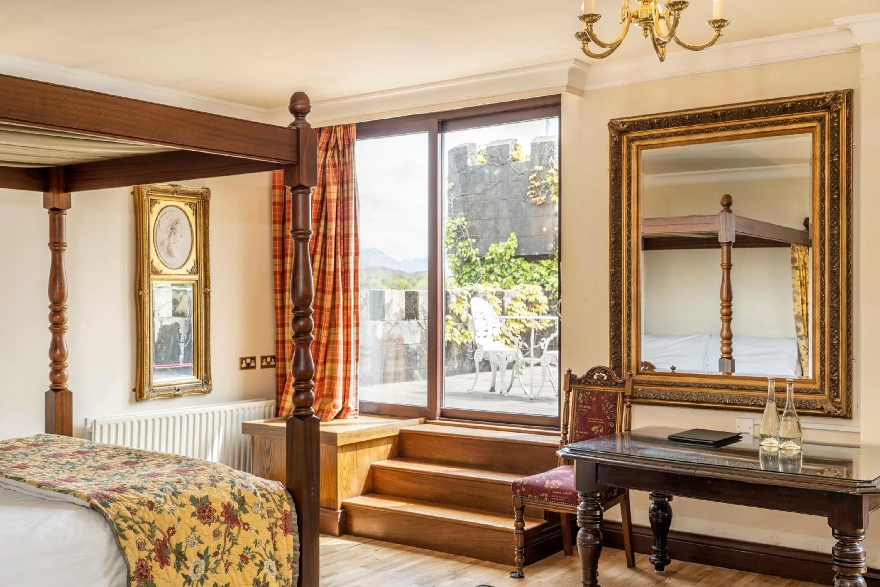 Bed in Abbeyglen Castle Hotel
