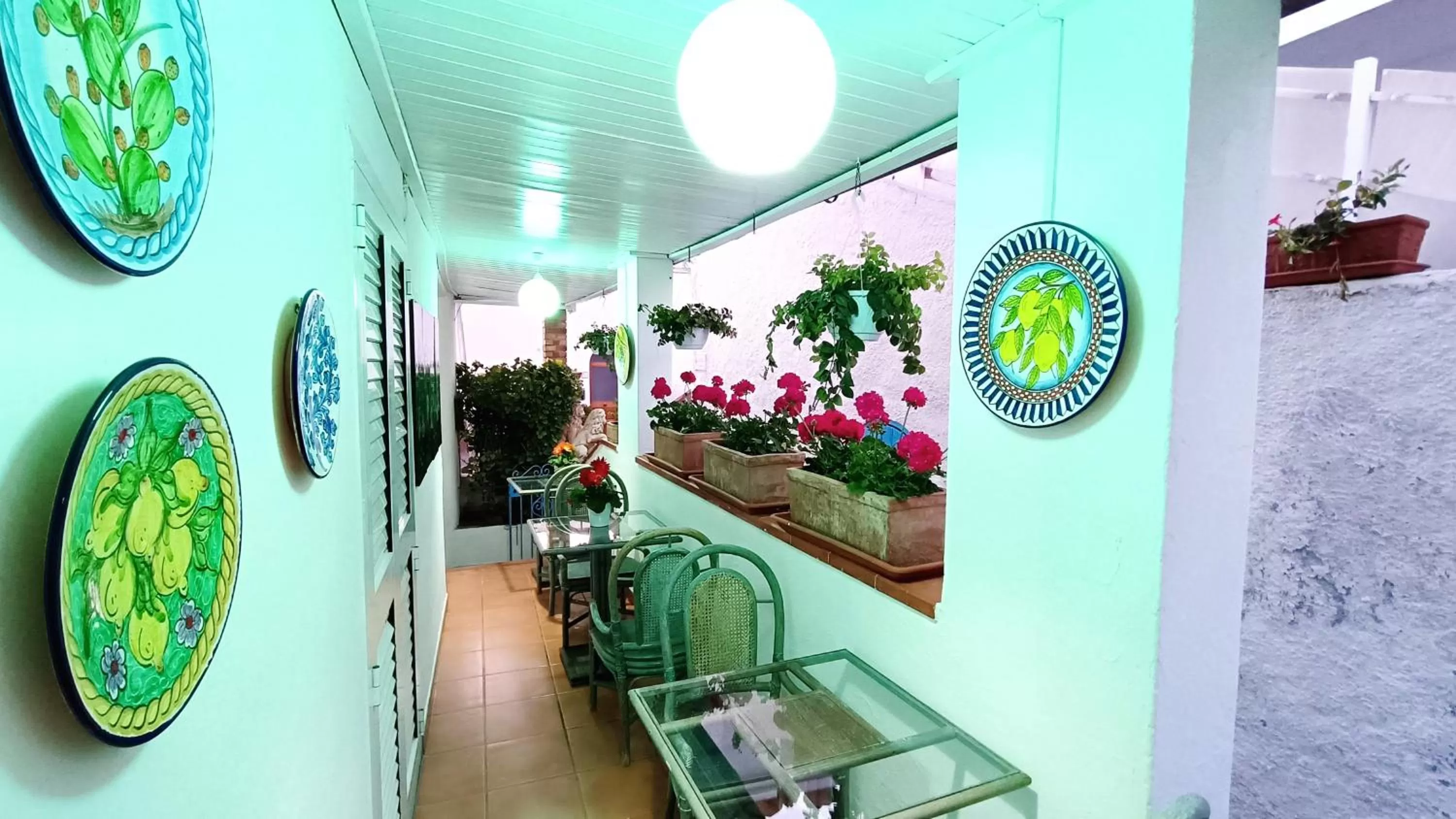 Patio in Hotel Casa Nicola