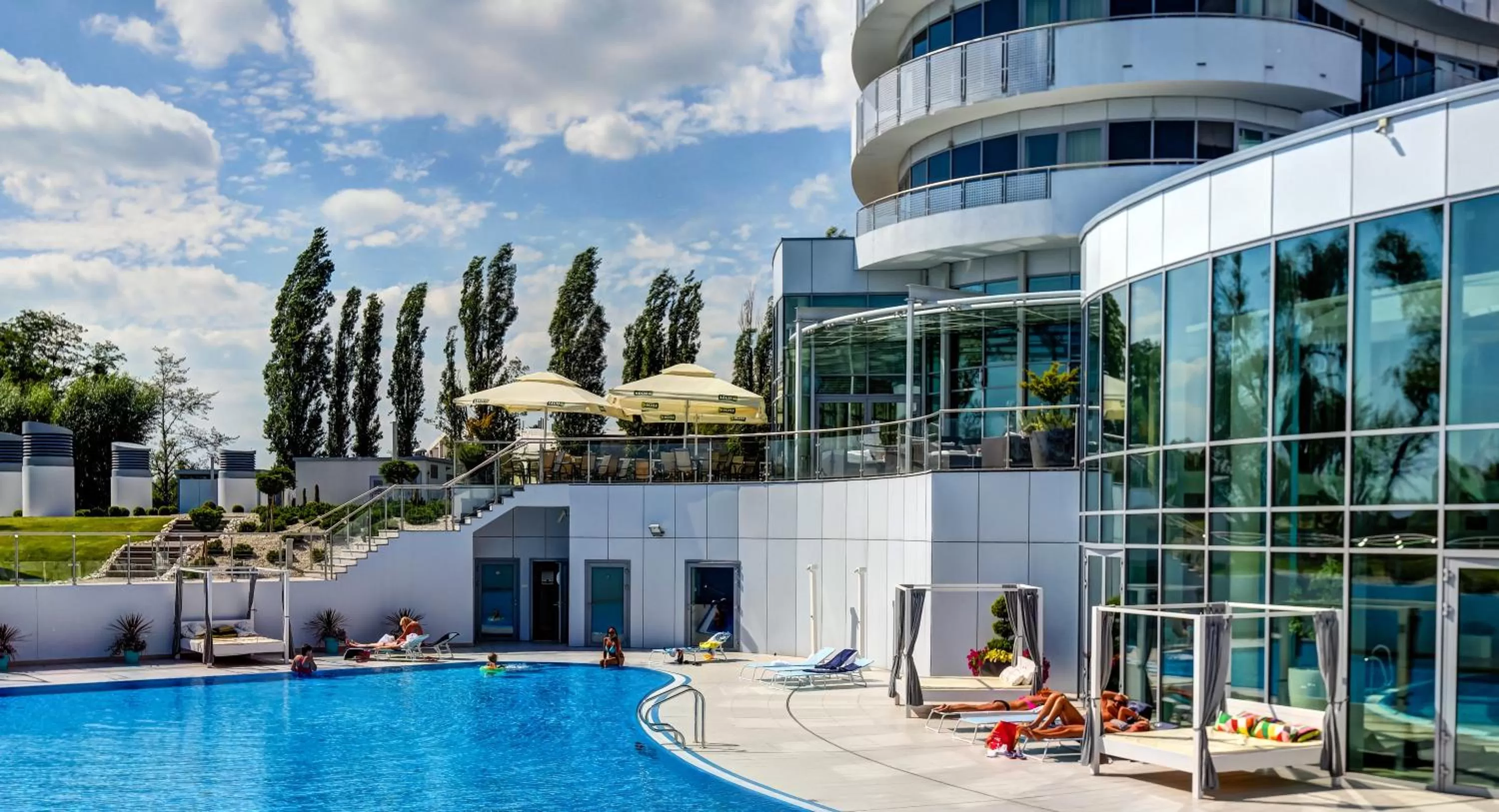 Swimming pool in Copernicus Toruń Hotel