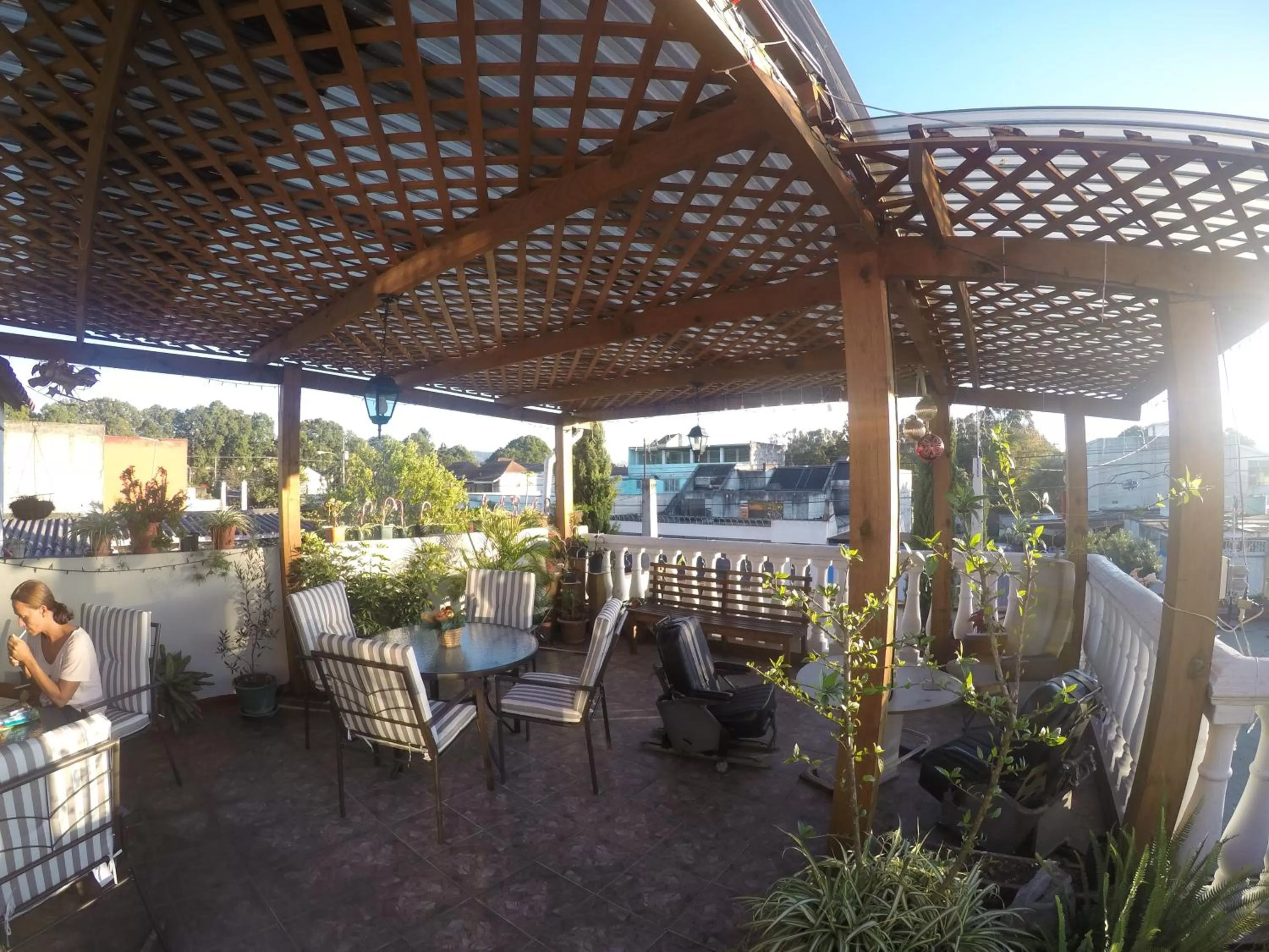Patio, Restaurant/Places to Eat in Mariana's Petit Hotel