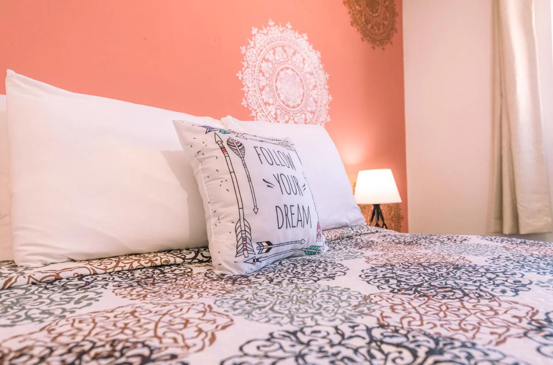 Bedroom, Bed in 1 or 3 Bedroom Apartment with Full Kitchen