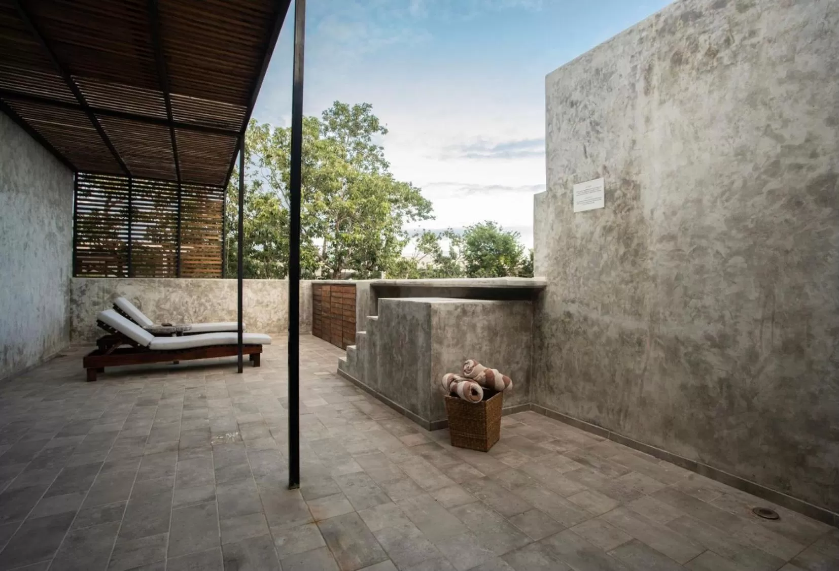 Patio in Panacea Condo Tulum