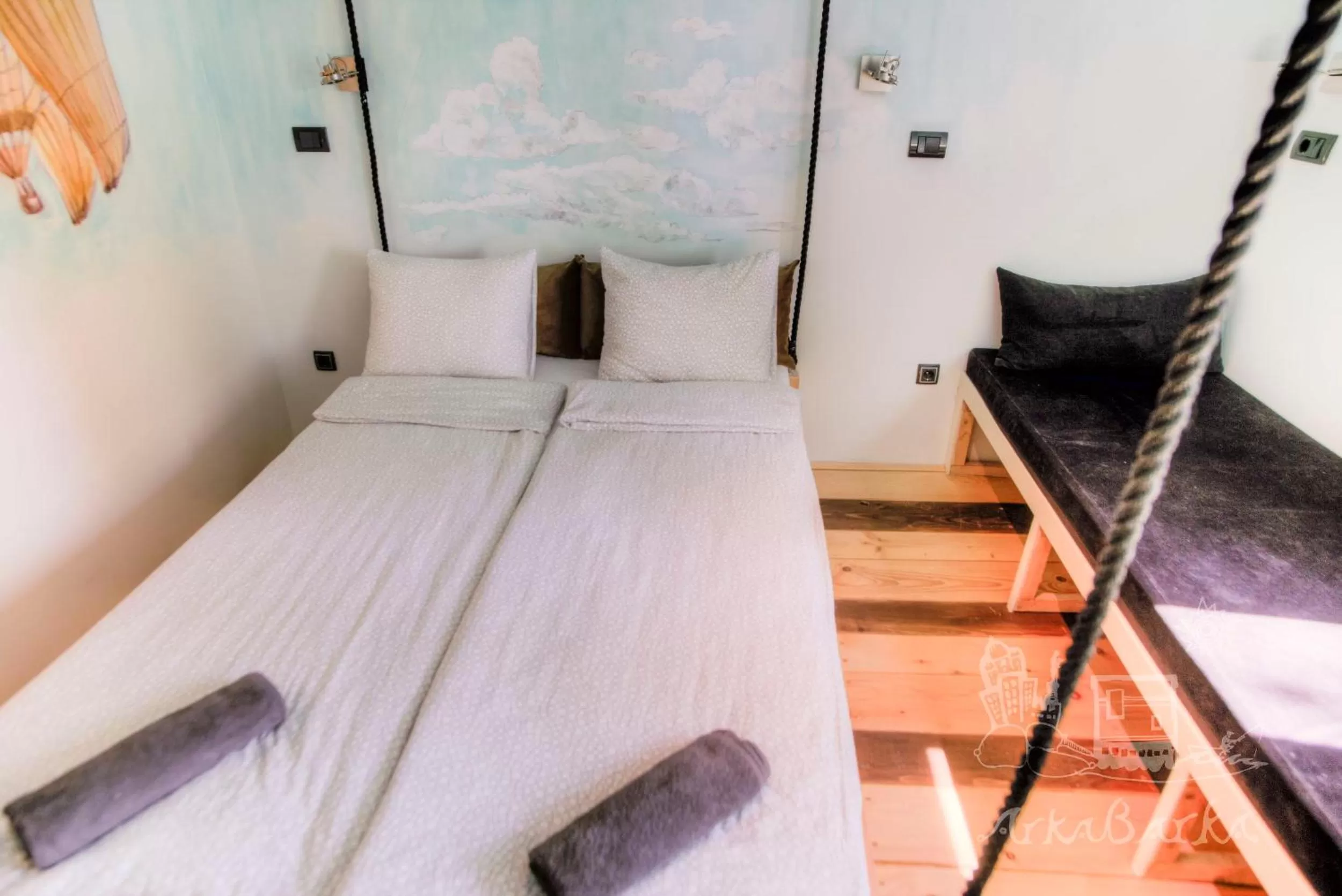 Spring, Bed in ArkaBarka 2- Floating Dream Rooms and Apartments