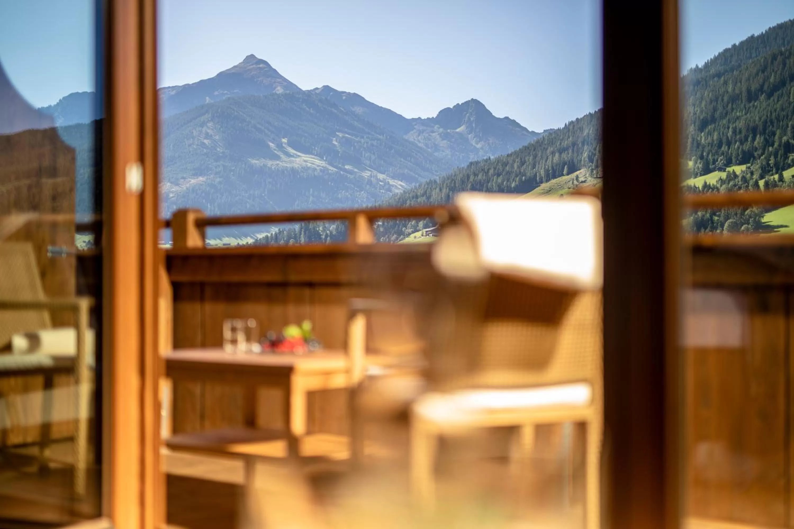 View (from property/room), Mountain View in Natur & Spa Resort "Der Alpbacherhof" Superior