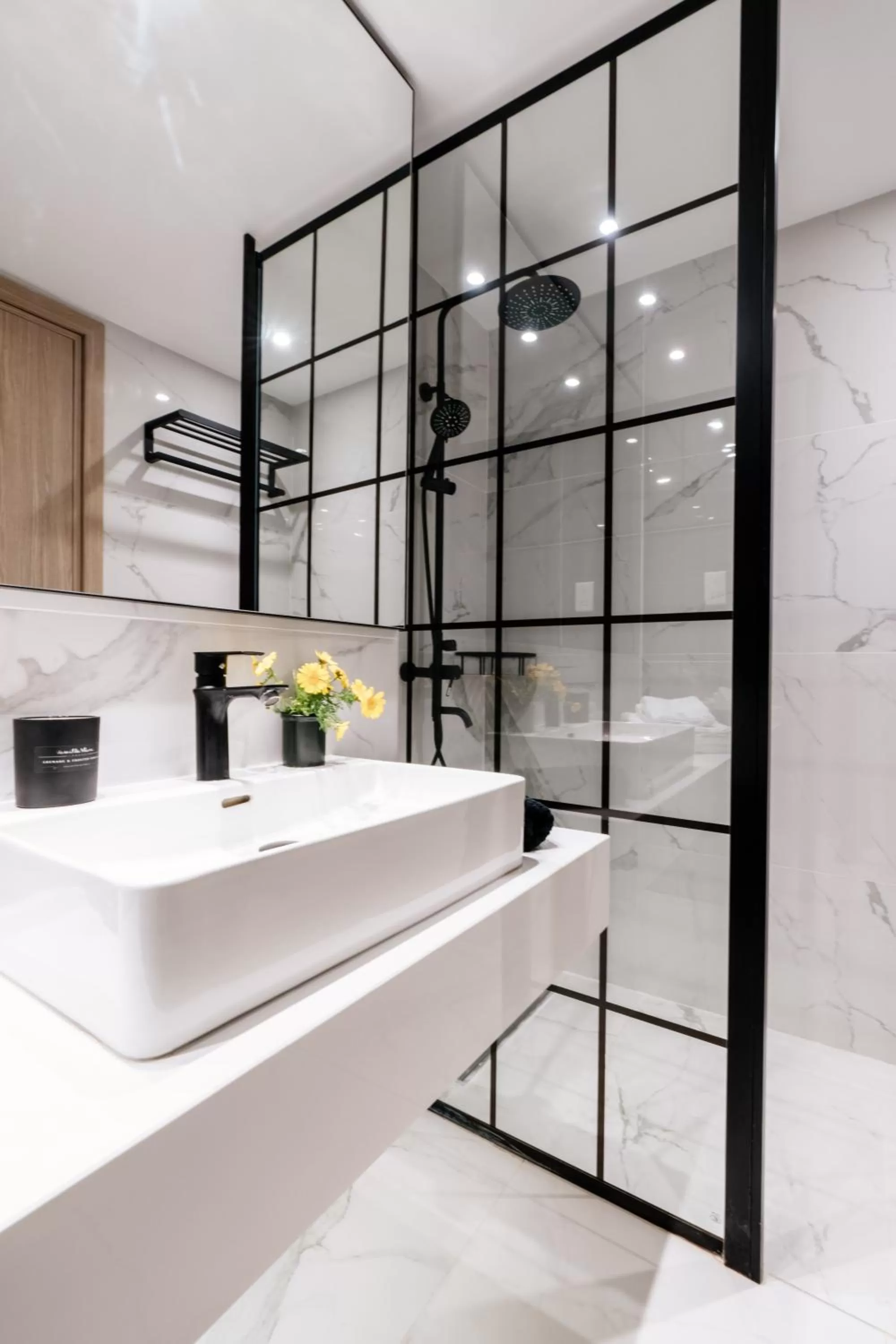 Bathroom in At Herbal Boutique Hotel & Spa