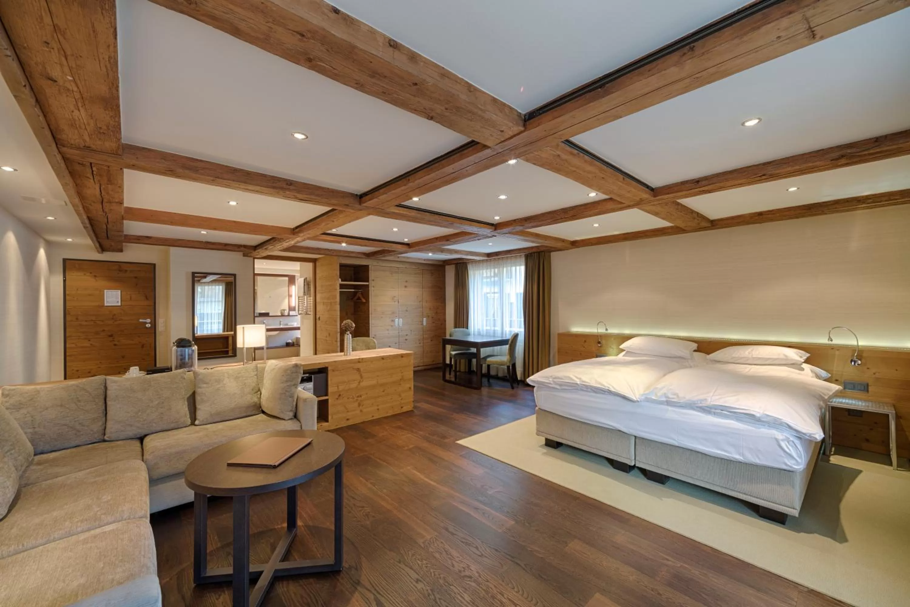 Photo of the whole room, Bed in Bernerhof Swiss Quality Hotel Gstaad